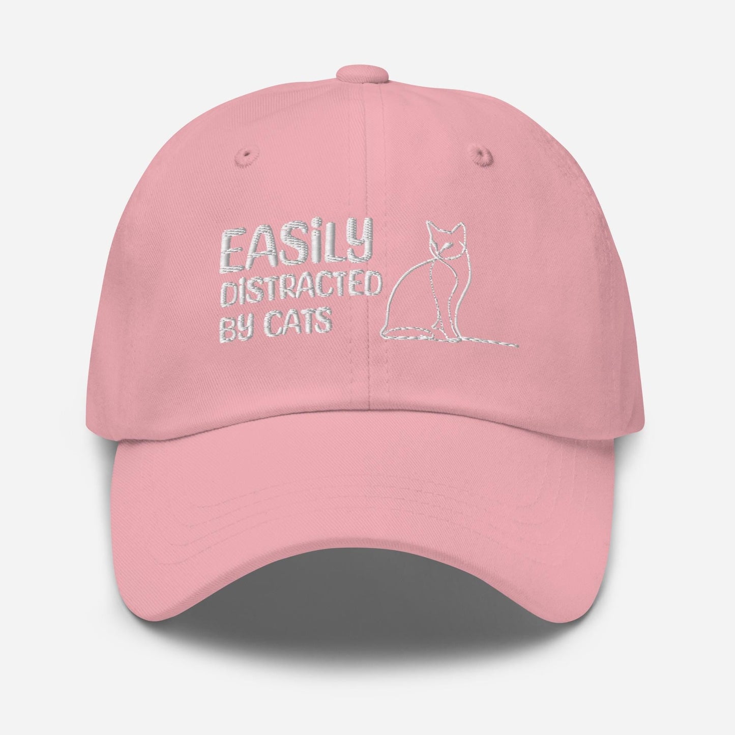Embroidered Cat Lover Hat - Funny Adjustable Dad Hat for Cat Parents