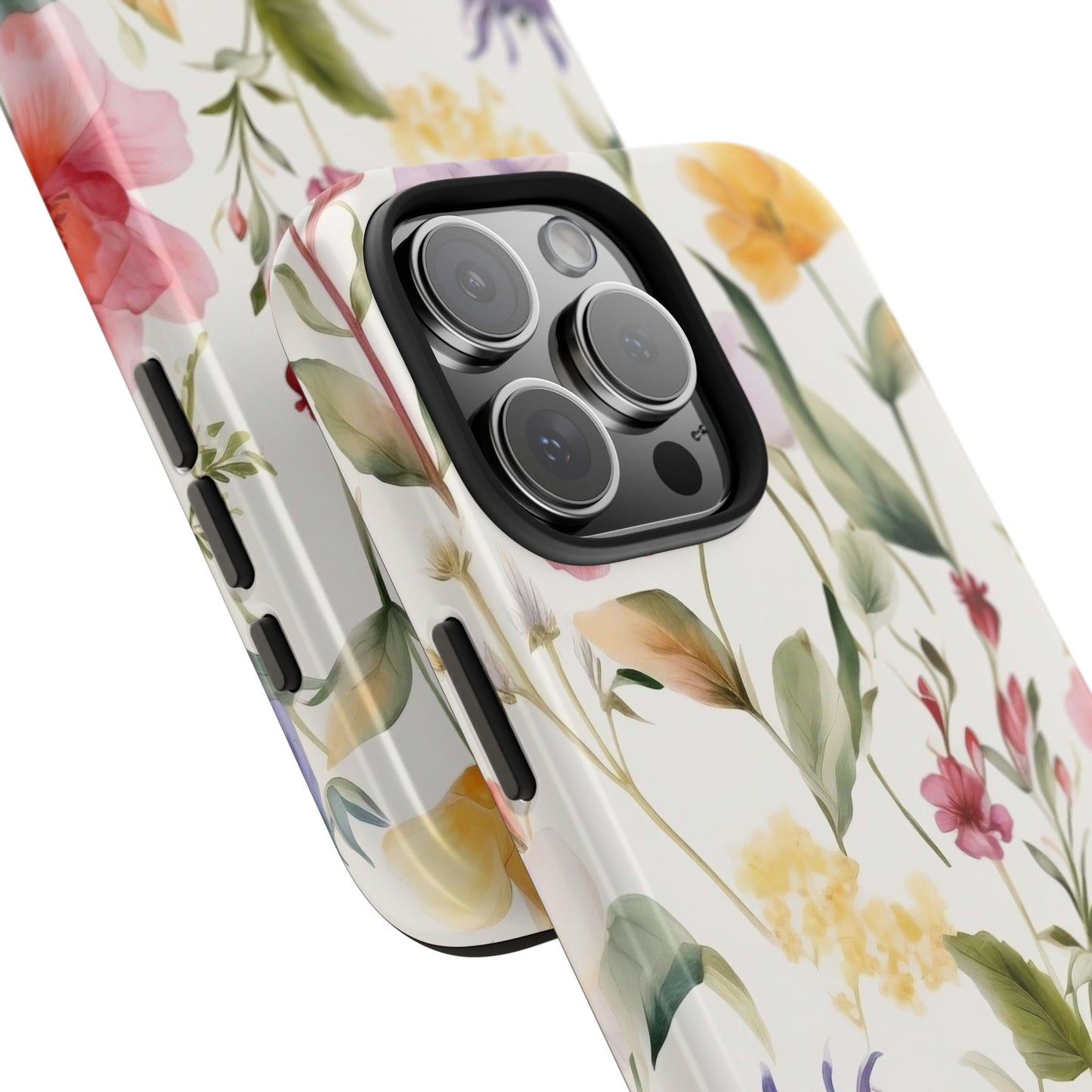 Wildflower iPhone 16 Case – Watercolor Floral Design for iPhone 16, 16 Pro, 16 Pro Max & 16 Plus