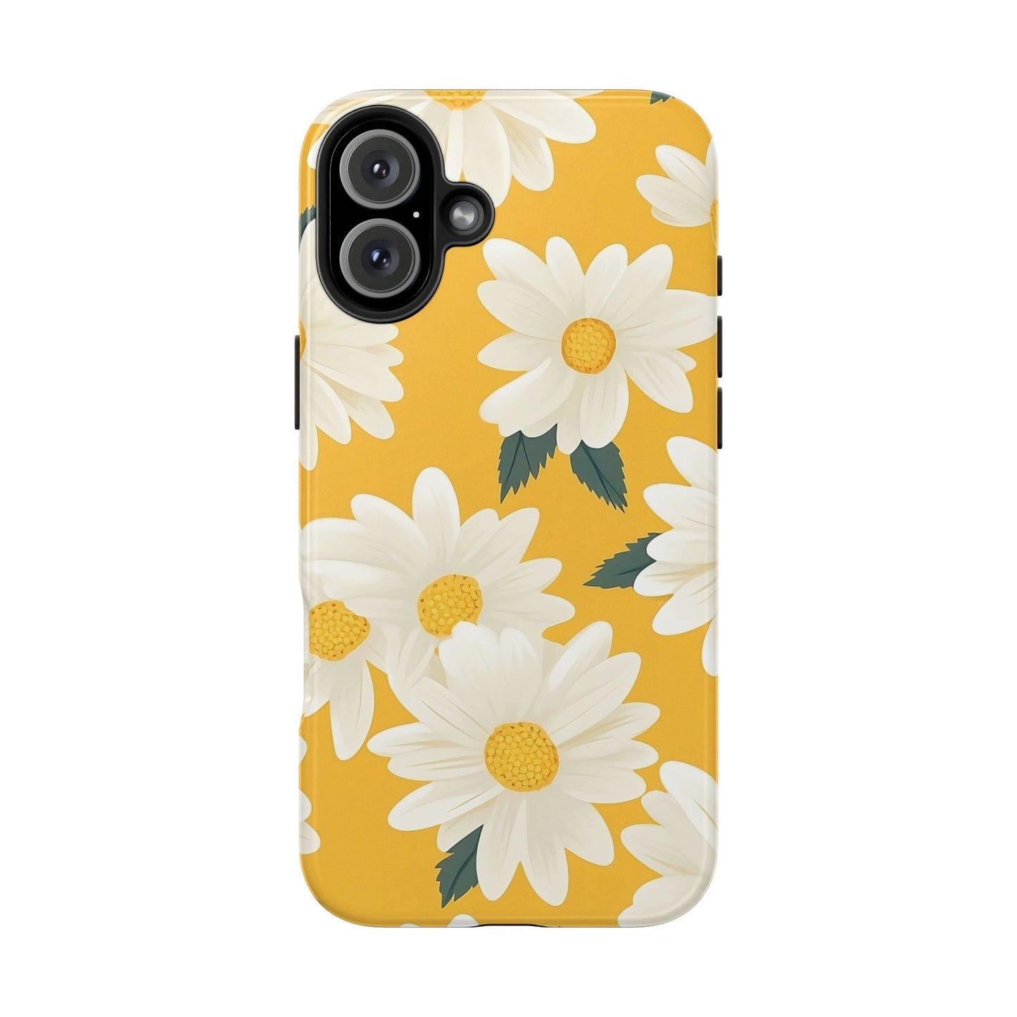 Yellow Daisy iPhone 16 Case – Cheerful Summer Floral Design for iPhone 16, 16 Pro, 16 Pro Max & 16 Plus