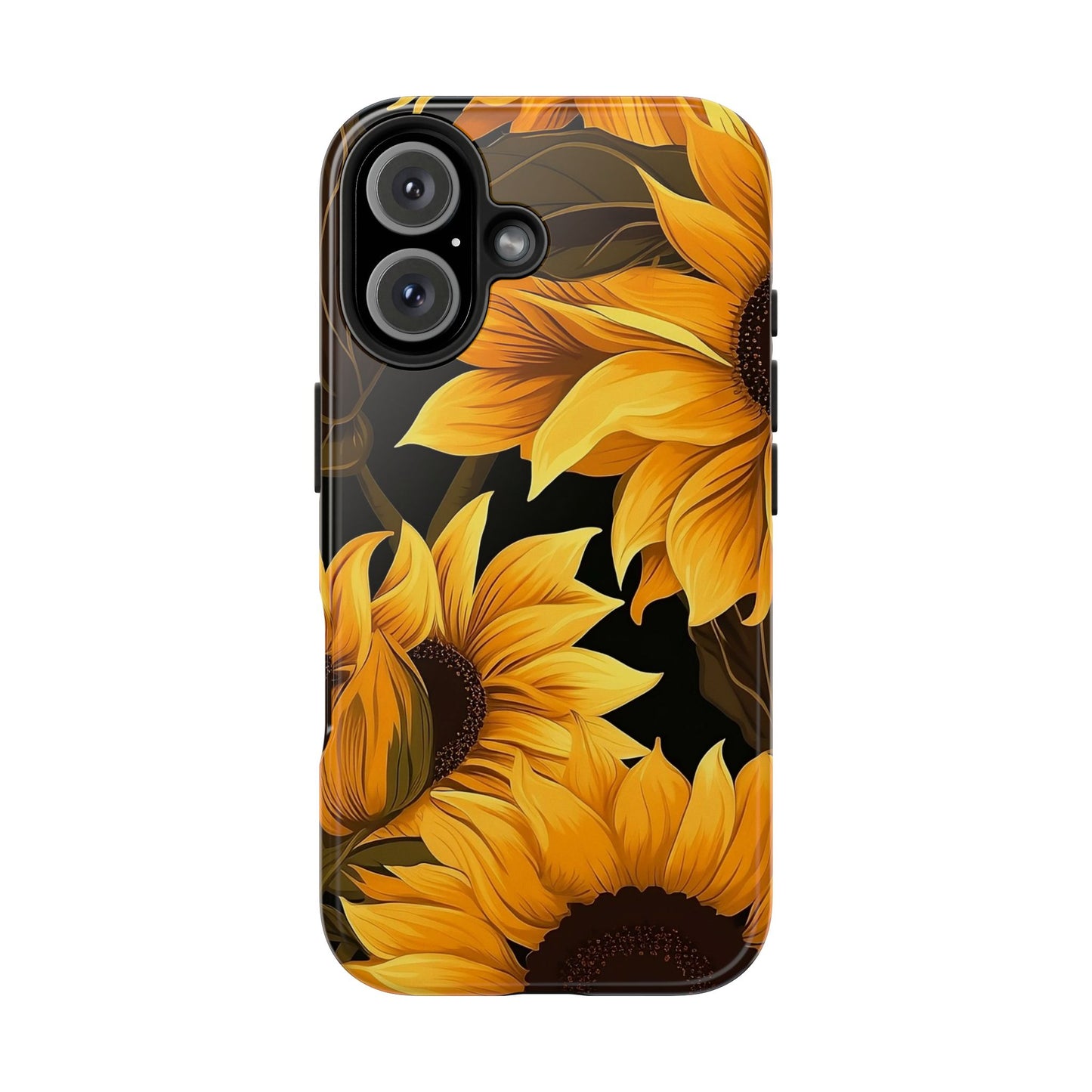 Sunflower iPhone 16 Case – Bold Yellow Floral Summer Design for iPhone 16, 16 Pro, 16 Pro Max & 16 Plus