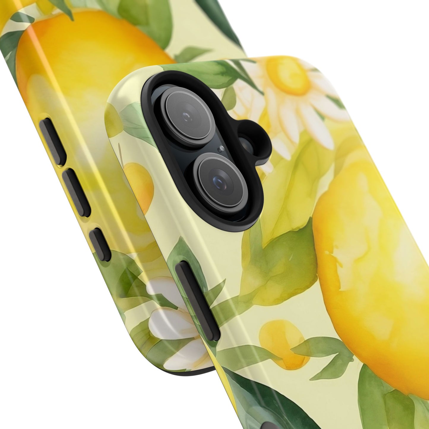 Lemon Blossom iPhone 16 Case – Fresh Citrus & Floral Summer Design