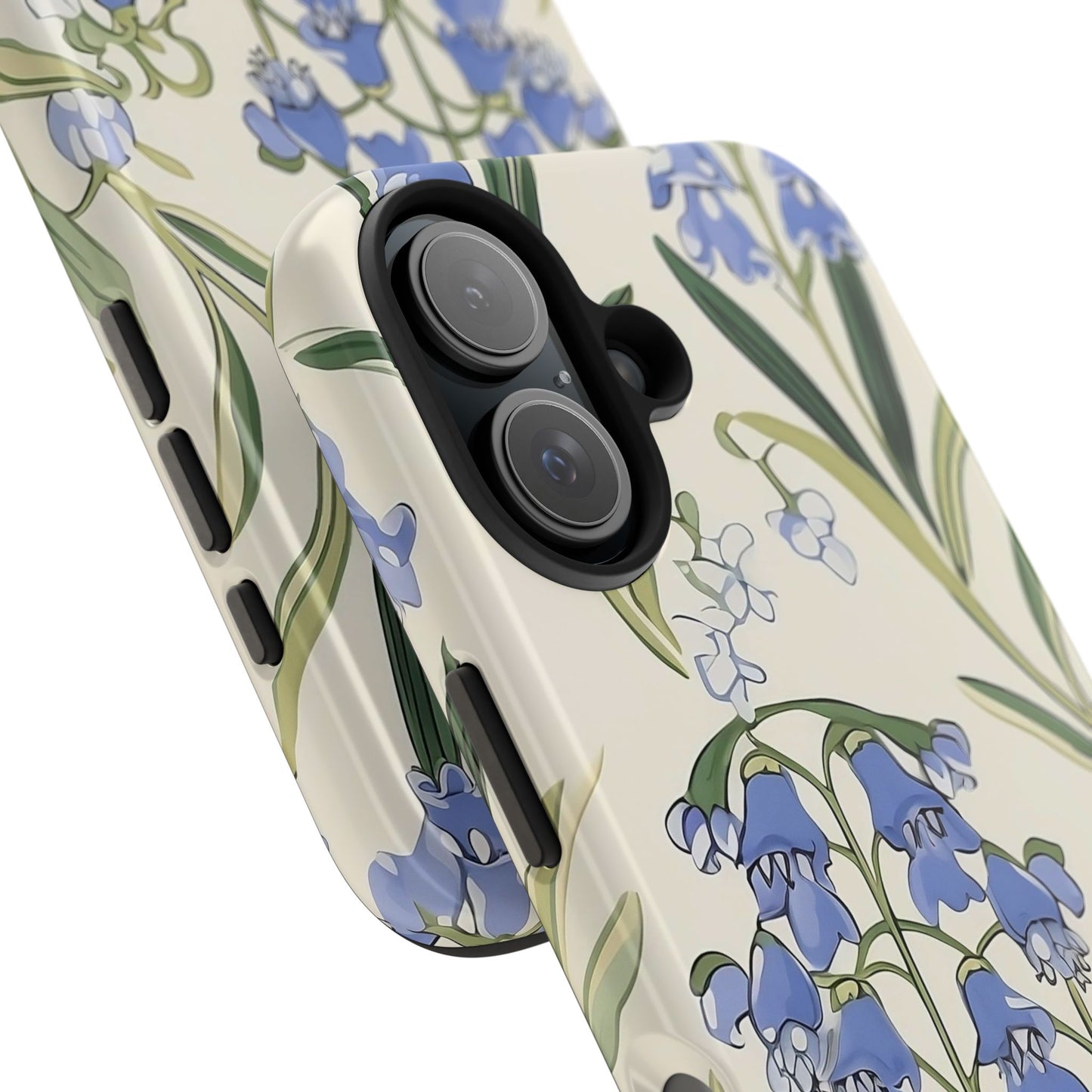 Bluebell Floral iPhone 16 Case – Delicate Wildflower Botanical Design for iPhone 16, 16 Pro, 16 Pro Max & 16 Plus