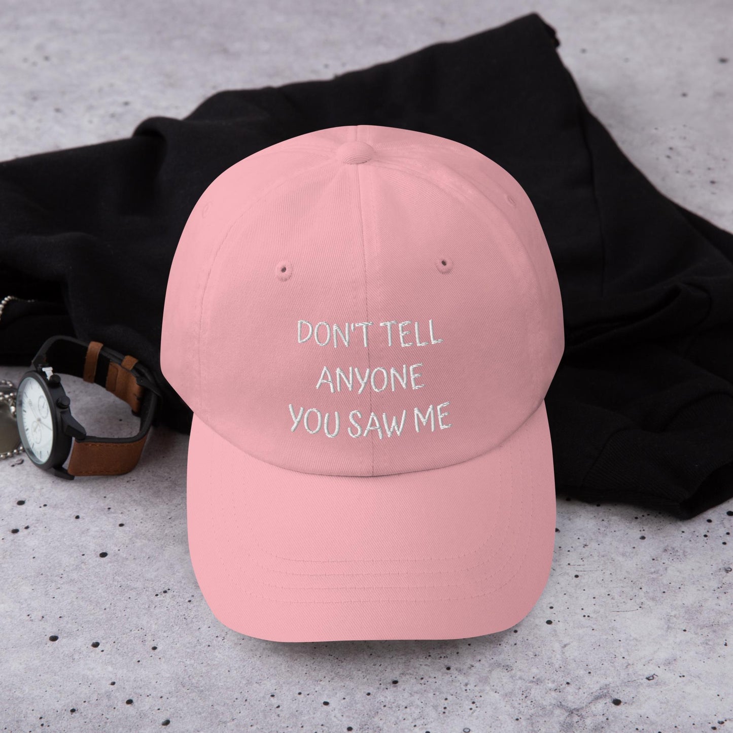 Embroidered Dad Hat - Funny Adjustable Baseball Cap