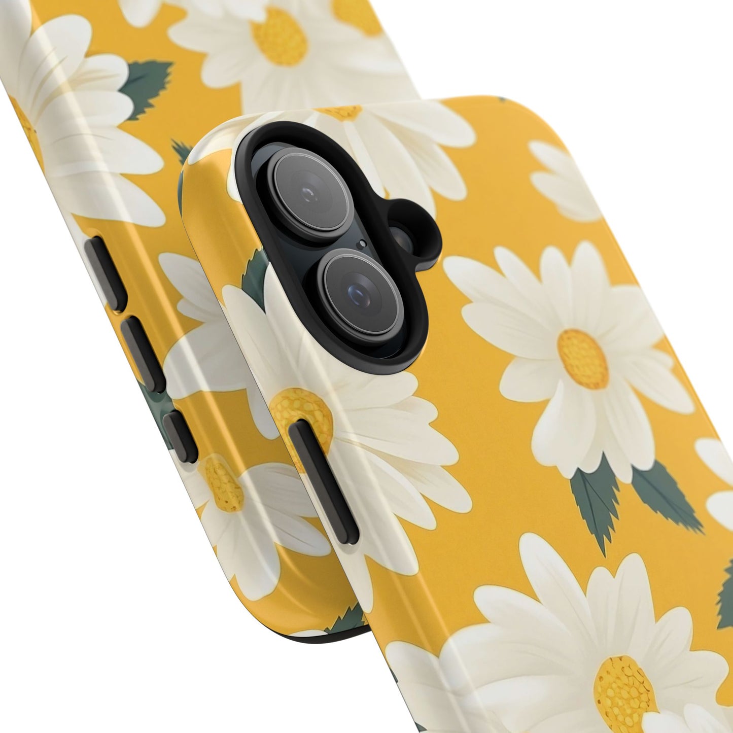 Yellow Daisy iPhone 16 Case – Cheerful Summer Floral Design for iPhone 16, 16 Pro, 16 Pro Max & 16 Plus