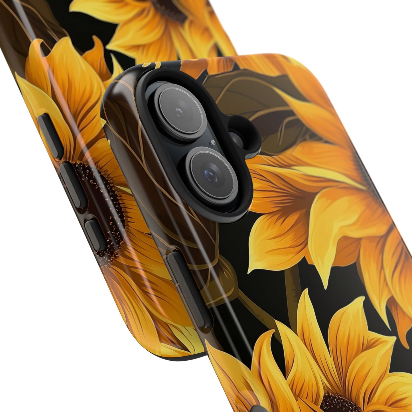 Sunflower iPhone 16 Case – Bold Yellow Floral Summer Design for iPhone 16, 16 Pro, 16 Pro Max & 16 Plus