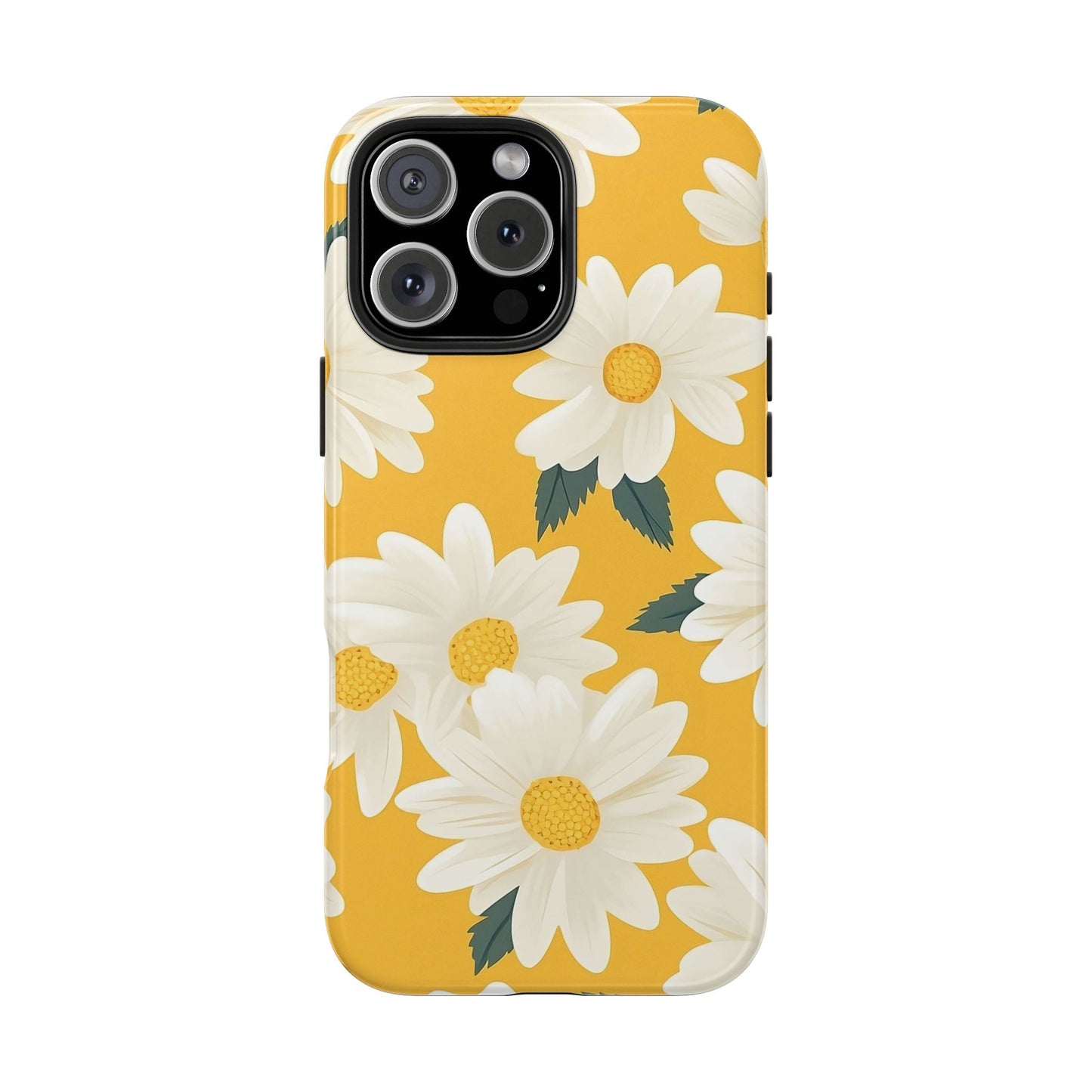 Yellow Daisy iPhone 16 Case – Cheerful Summer Floral Design for iPhone 16, 16 Pro, 16 Pro Max & 16 Plus