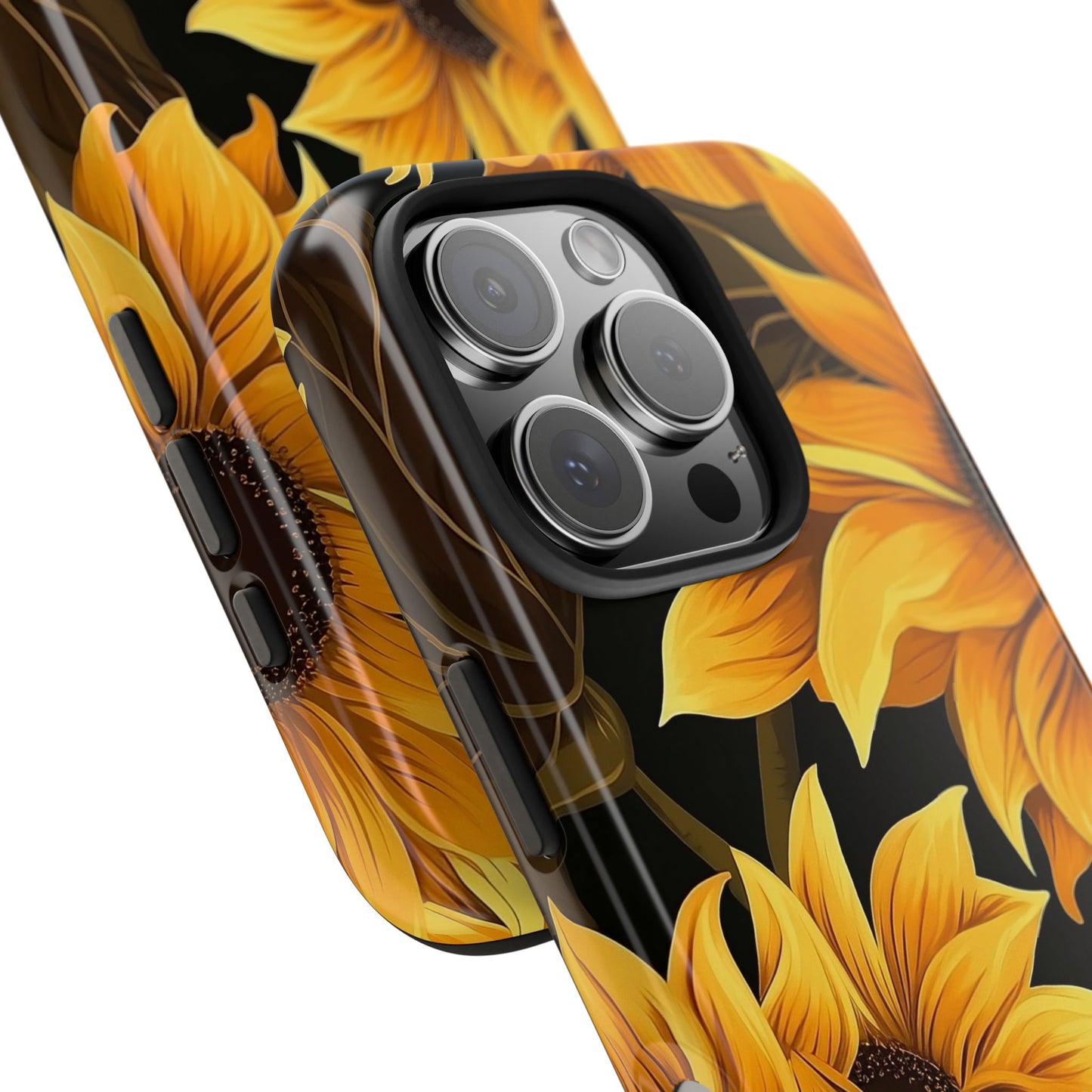 Sunflower iPhone 16 Case – Bold Yellow Floral Summer Design for iPhone 16, 16 Pro, 16 Pro Max & 16 Plus