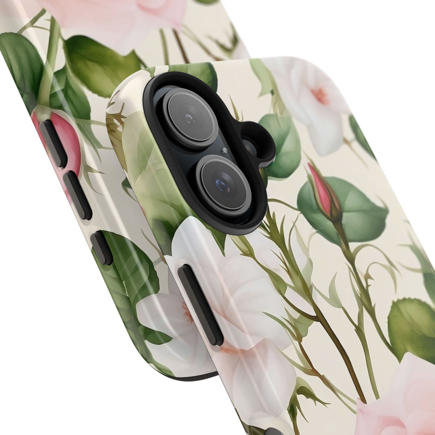 Pink Rose iPhone 16 Case – Elegant Floral Design for iPhone 16, 16 Pro, 16 Pro Max & 16 Plus