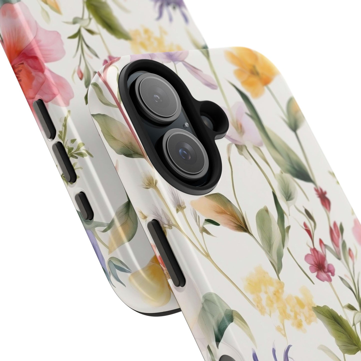 Wildflower iPhone 16 Case – Watercolor Floral Design for iPhone 16, 16 Pro, 16 Pro Max & 16 Plus
