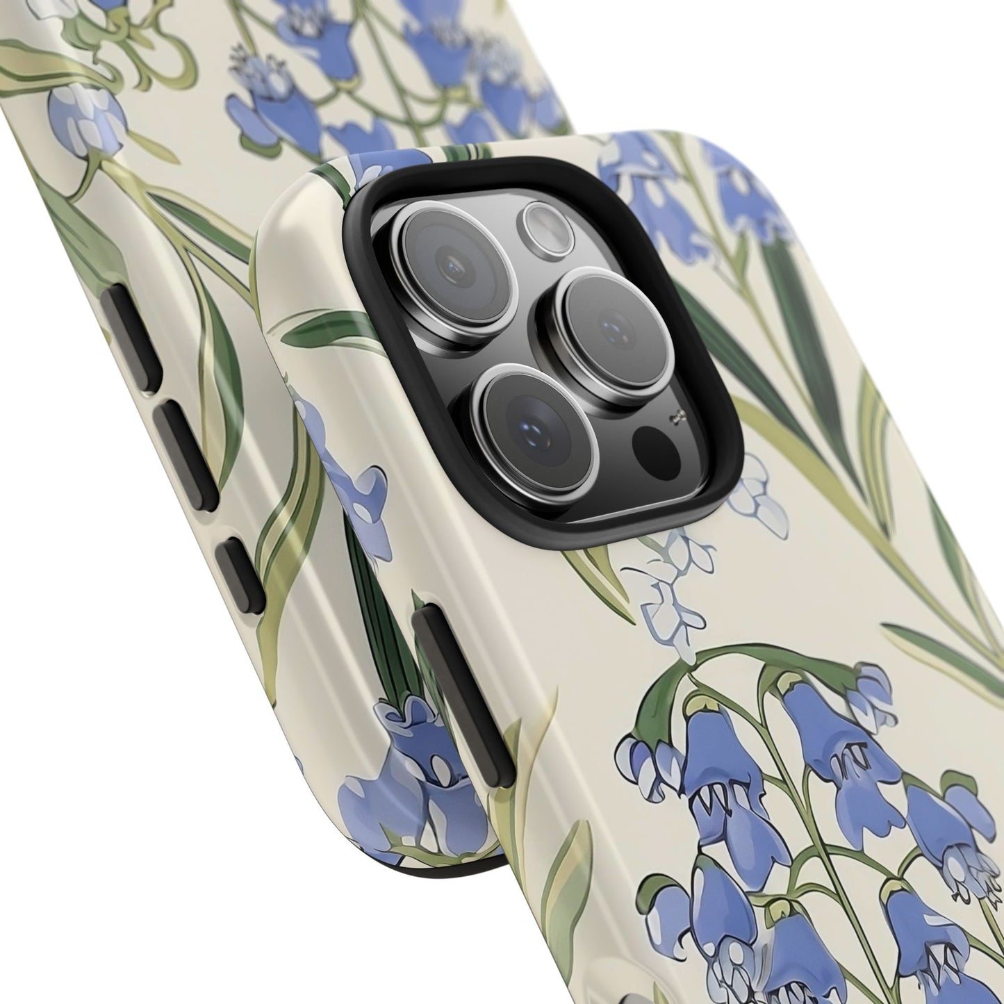 Bluebell Floral iPhone 16 Case – Delicate Wildflower Botanical Design for iPhone 16, 16 Pro, 16 Pro Max & 16 Plus