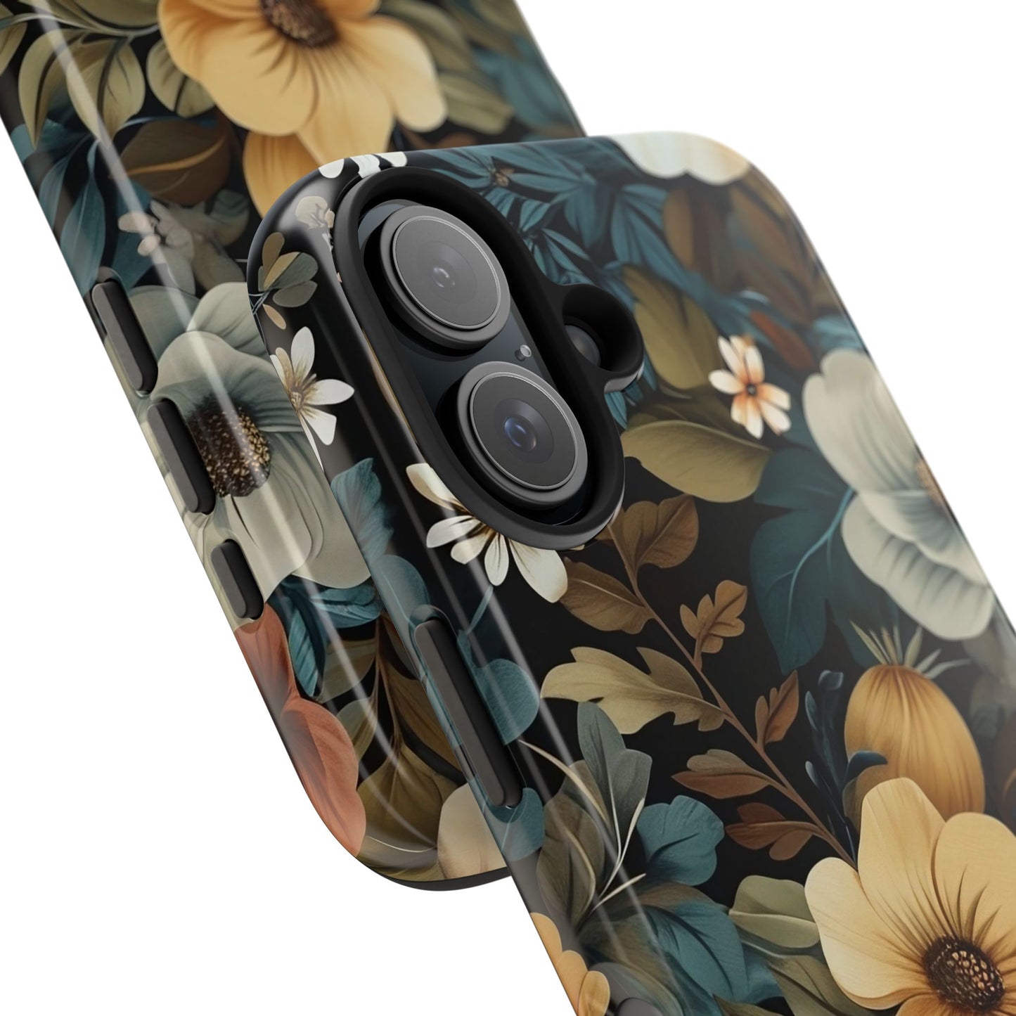 Vintage Floral iPhone 16 Case – Elegant Nature-Inspired Design for iPhone 16, 16 Pro, 16 Pro Max & 16 Plus