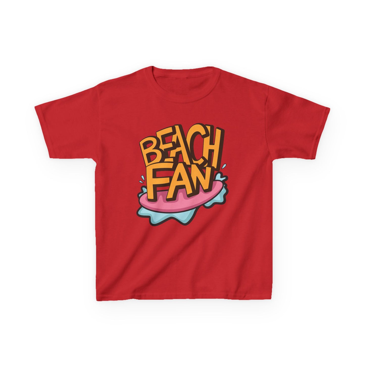 BEACH FAN TYPOGRAPHY