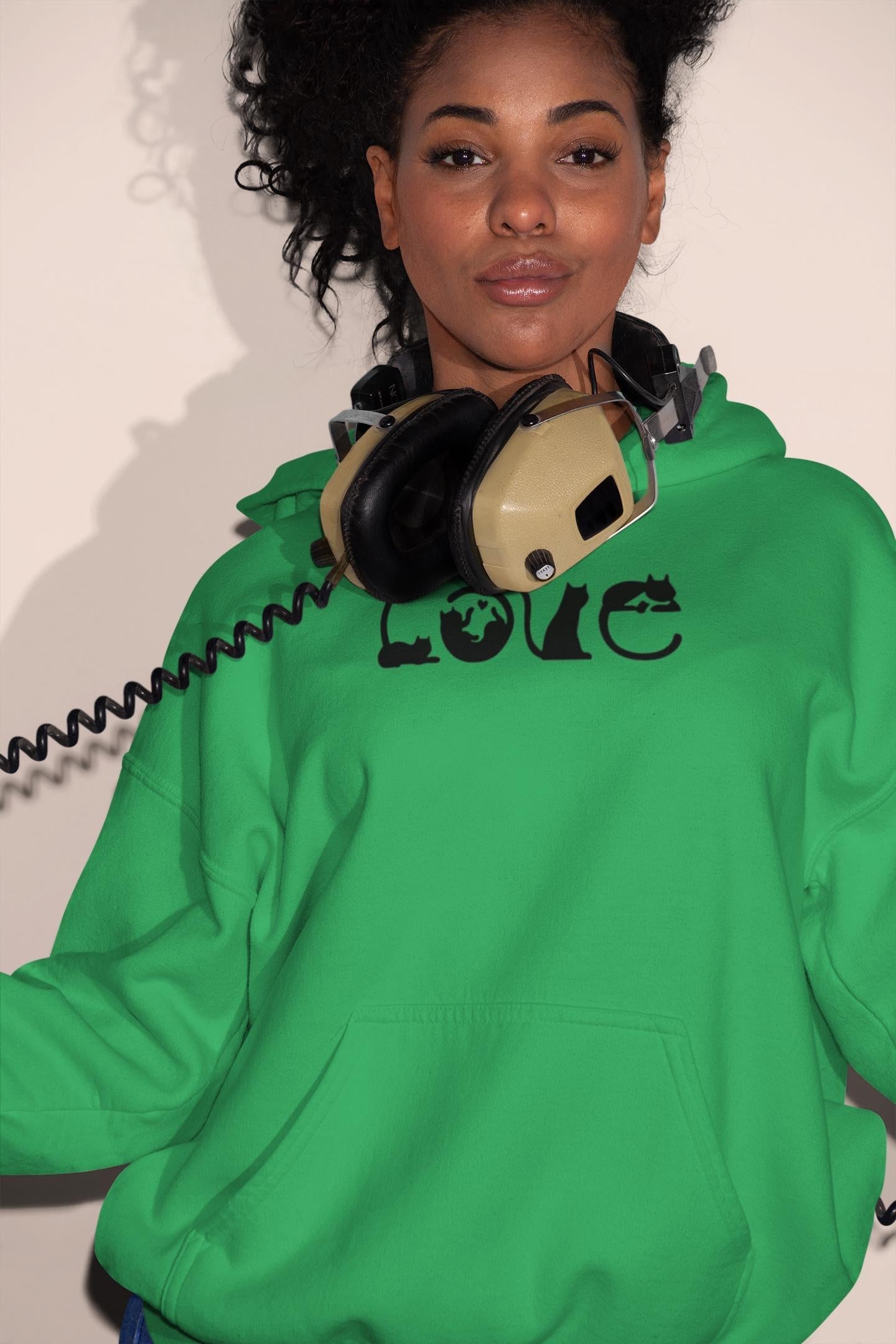 Cat Hoodie - Adorable Unisex Cat Mom Sweatshirt