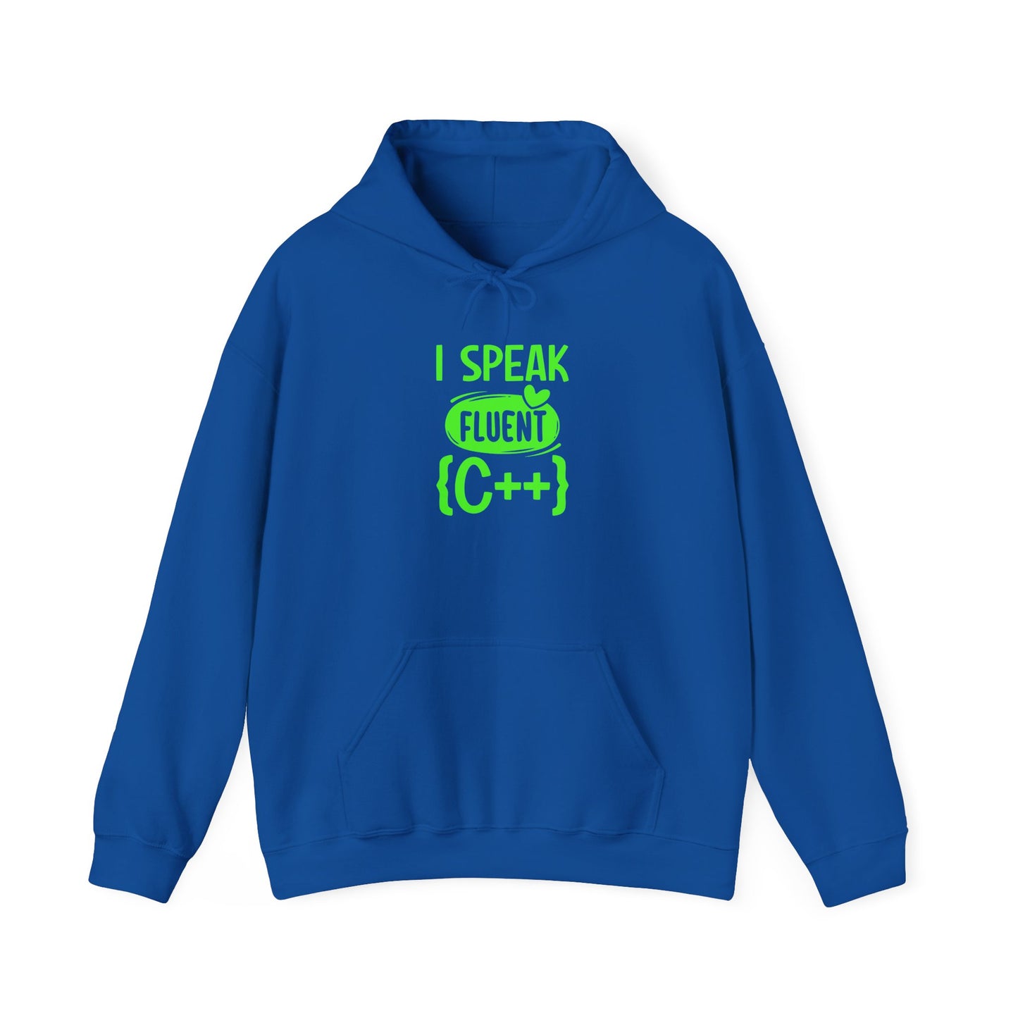 I Speak Fluent C++ Hoodie - Funny Programmer Sweatshirt for Computer Science