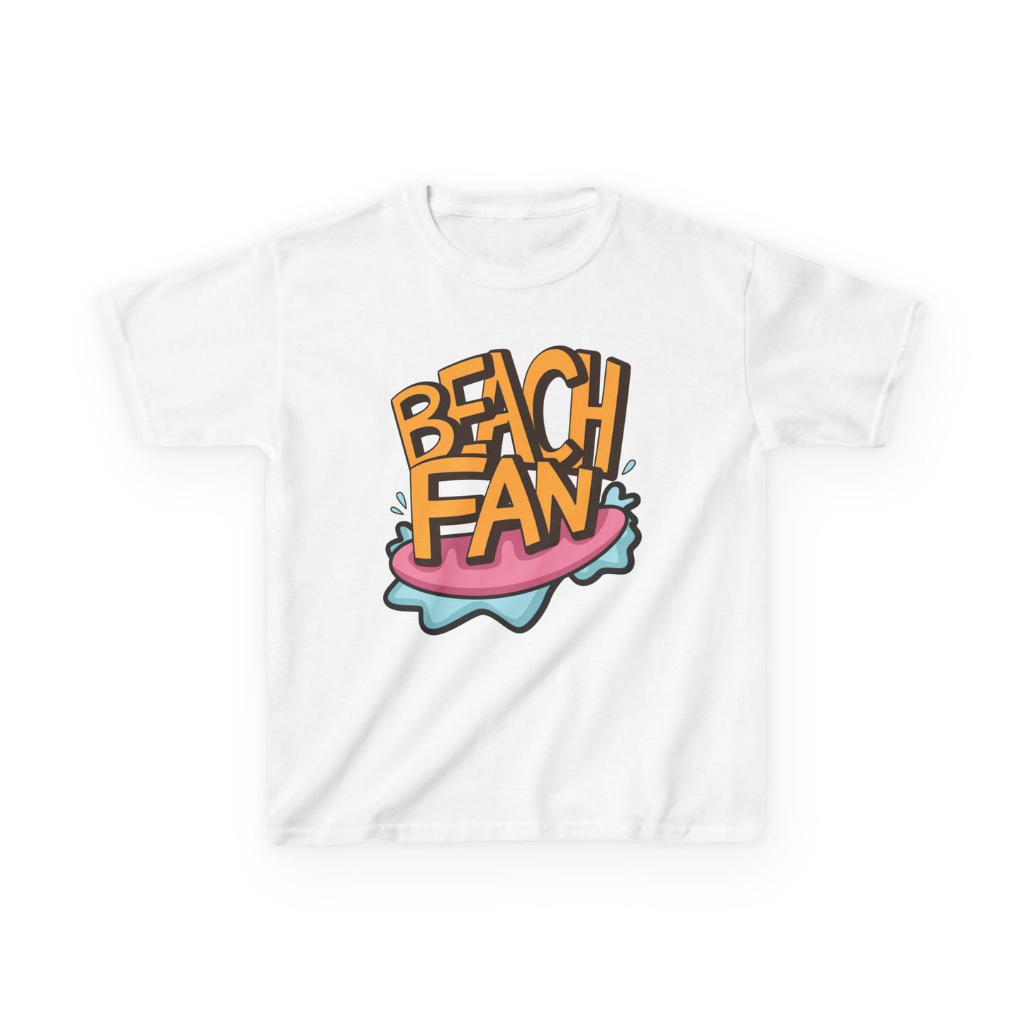 BEACH FAN TYPOGRAPHY