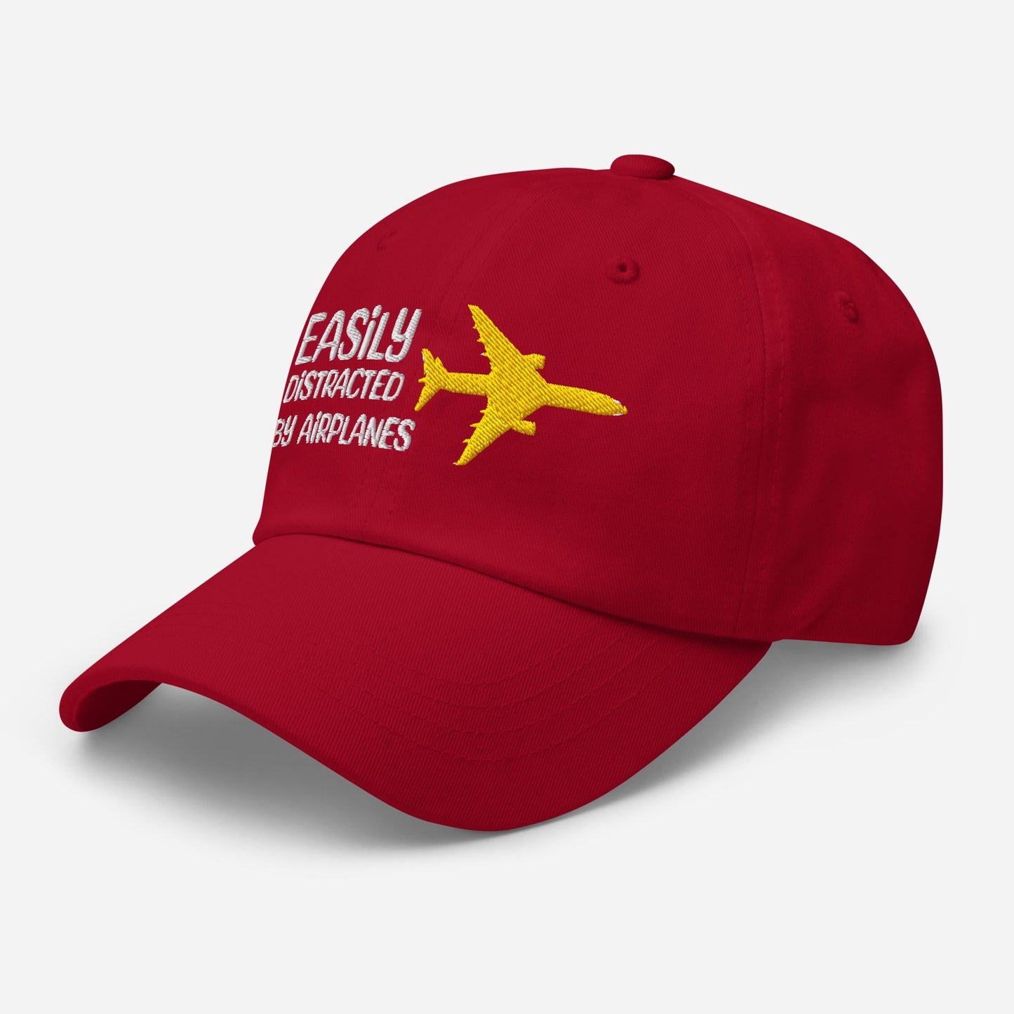 Embroidered Aviation Hat - Adjustable Pilot Gift for Plane Lovers