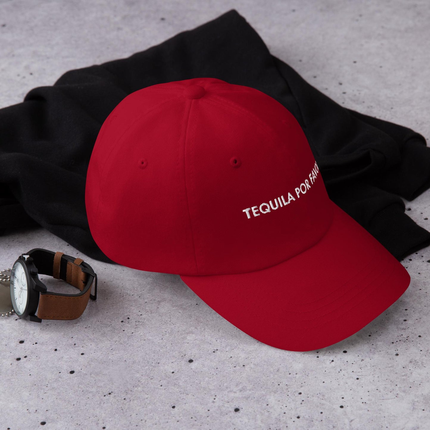 Embroidered Tequila Hat - Funny Adjustable Dad Hat for Tequila Lovers