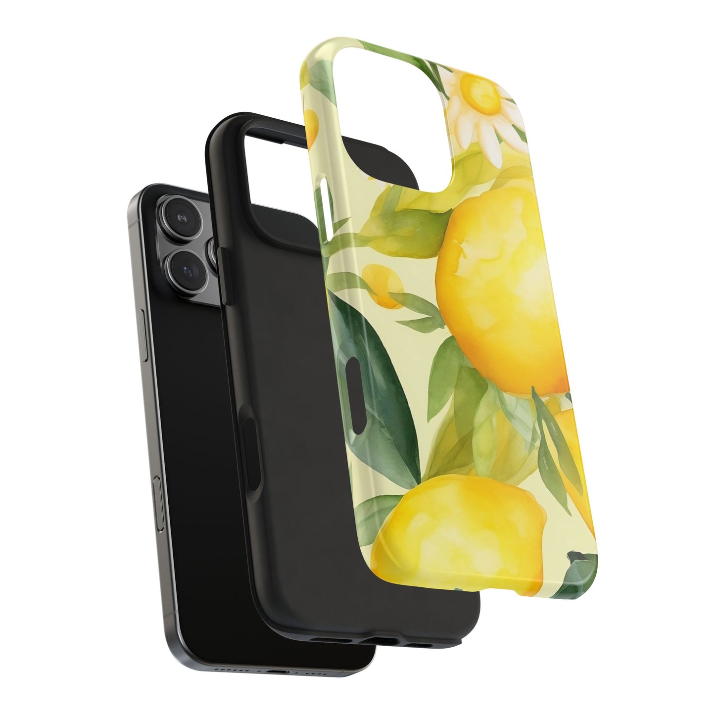 Lemon Blossom iPhone 16 Case – Fresh Citrus & Floral Summer Design