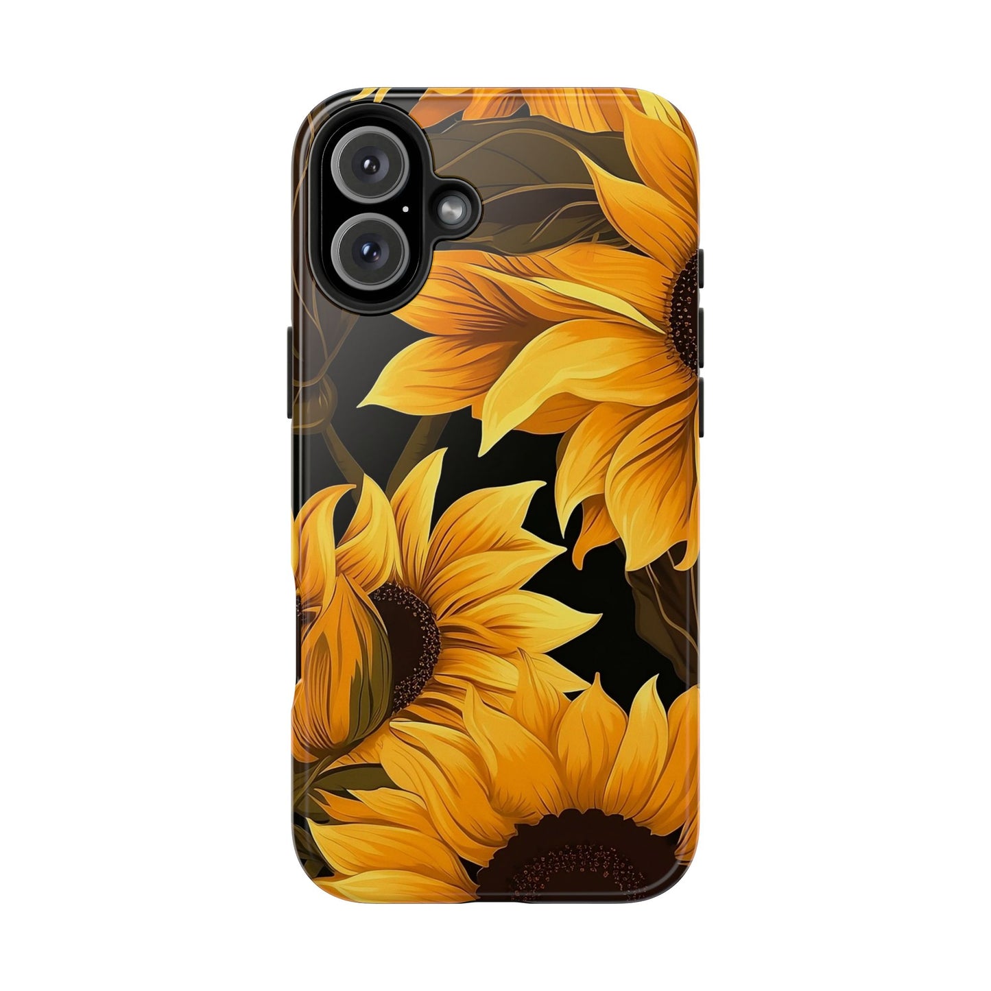 Sunflower iPhone 16 Case – Bold Yellow Floral Summer Design for iPhone 16, 16 Pro, 16 Pro Max & 16 Plus