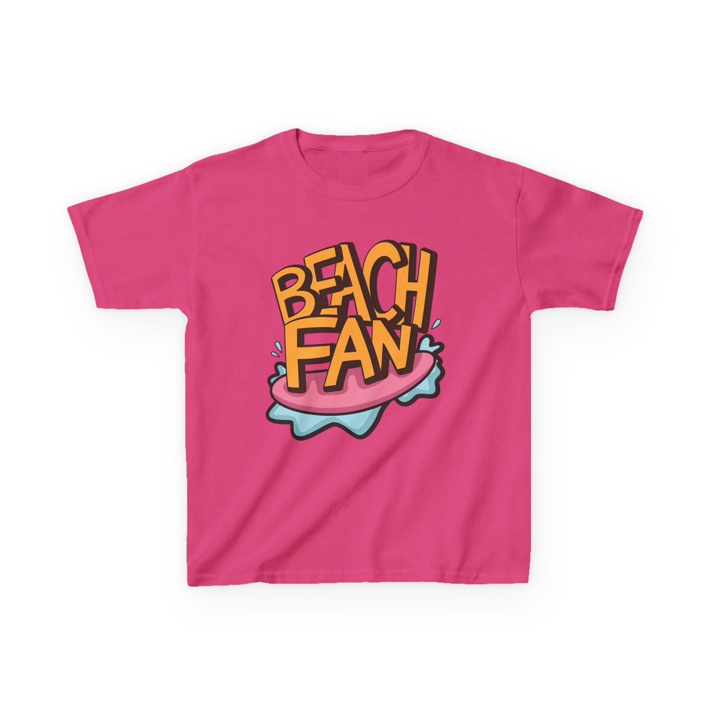 BEACH FAN TYPOGRAPHY