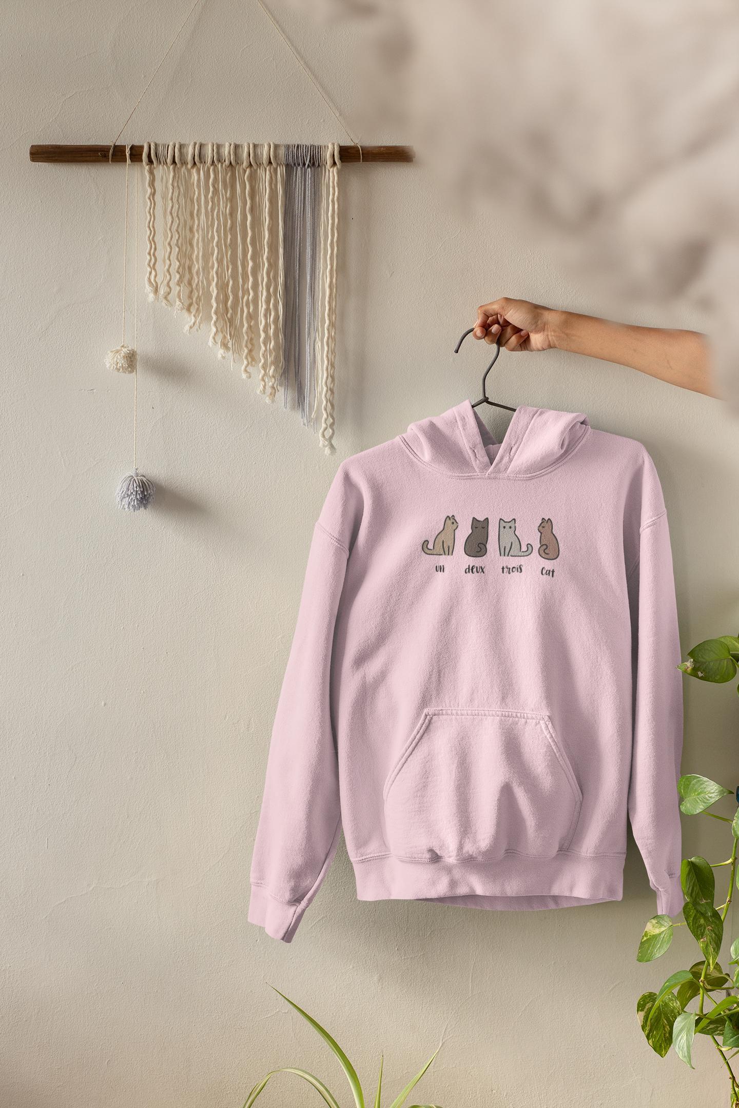 Cute Cat Hoodie - Cozy Unisex Cat Lover Gift