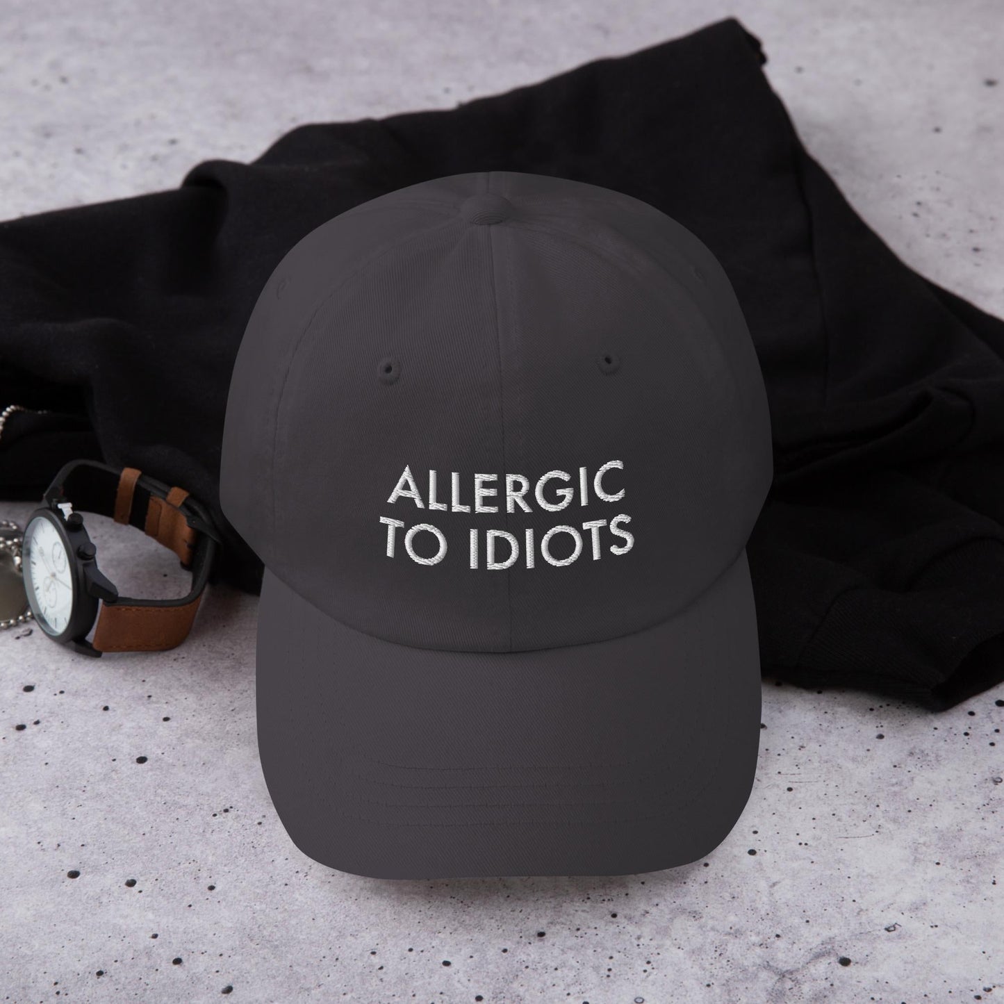 Embroidered Dad Hat - Funny Adjustable Baseball Cap for Men