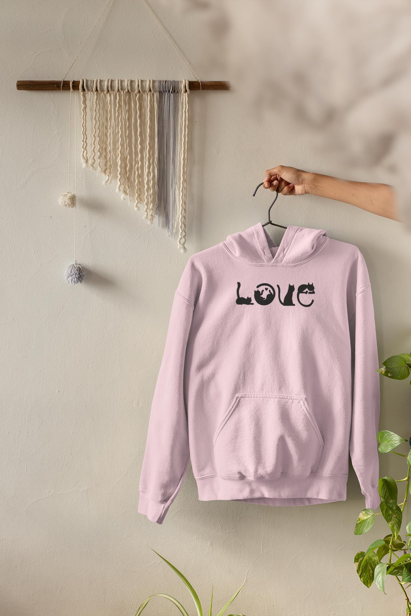 Cat Hoodie - Adorable Unisex Cat Mom Sweatshirt