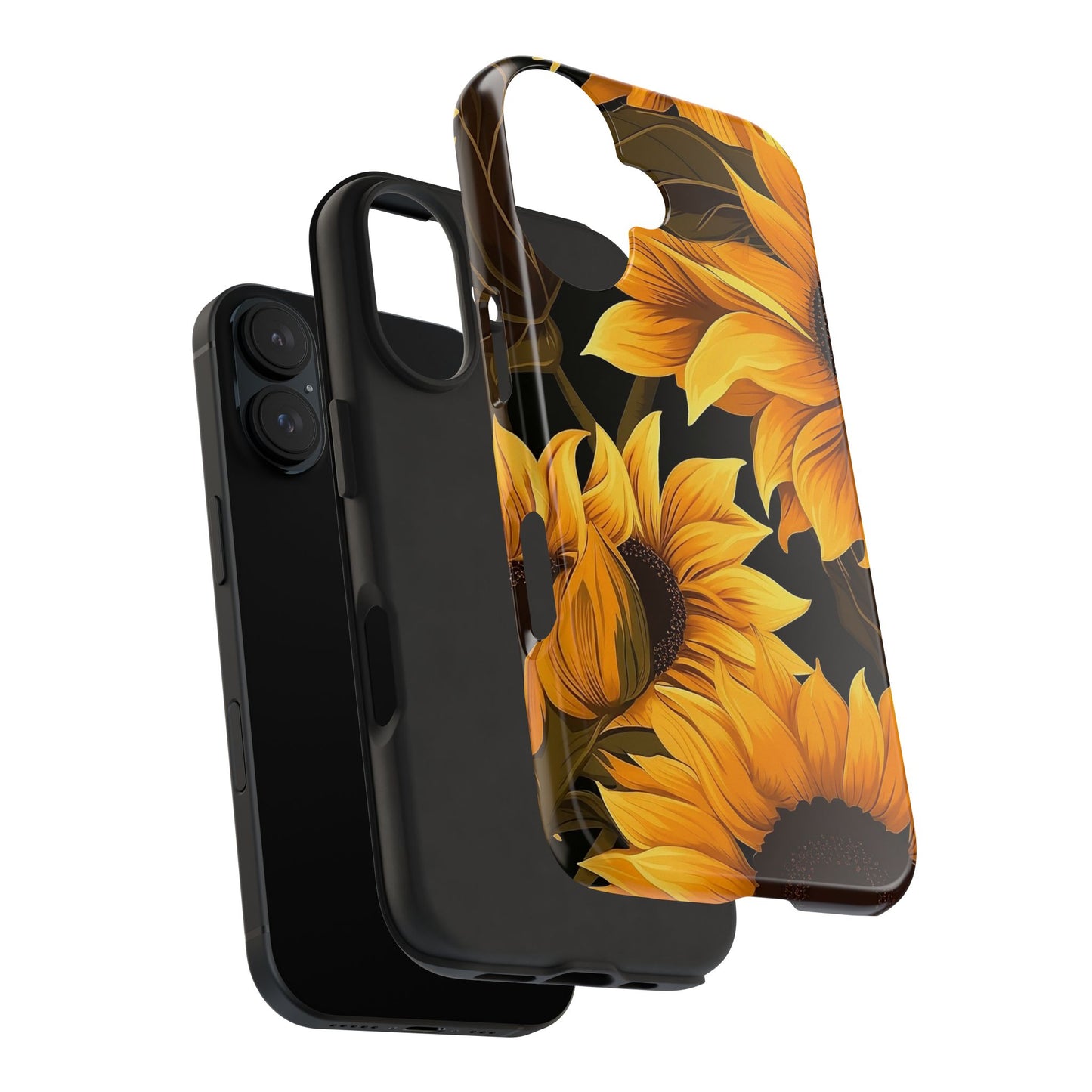 Sunflower iPhone 16 Case – Bold Yellow Floral Summer Design for iPhone 16, 16 Pro, 16 Pro Max & 16 Plus
