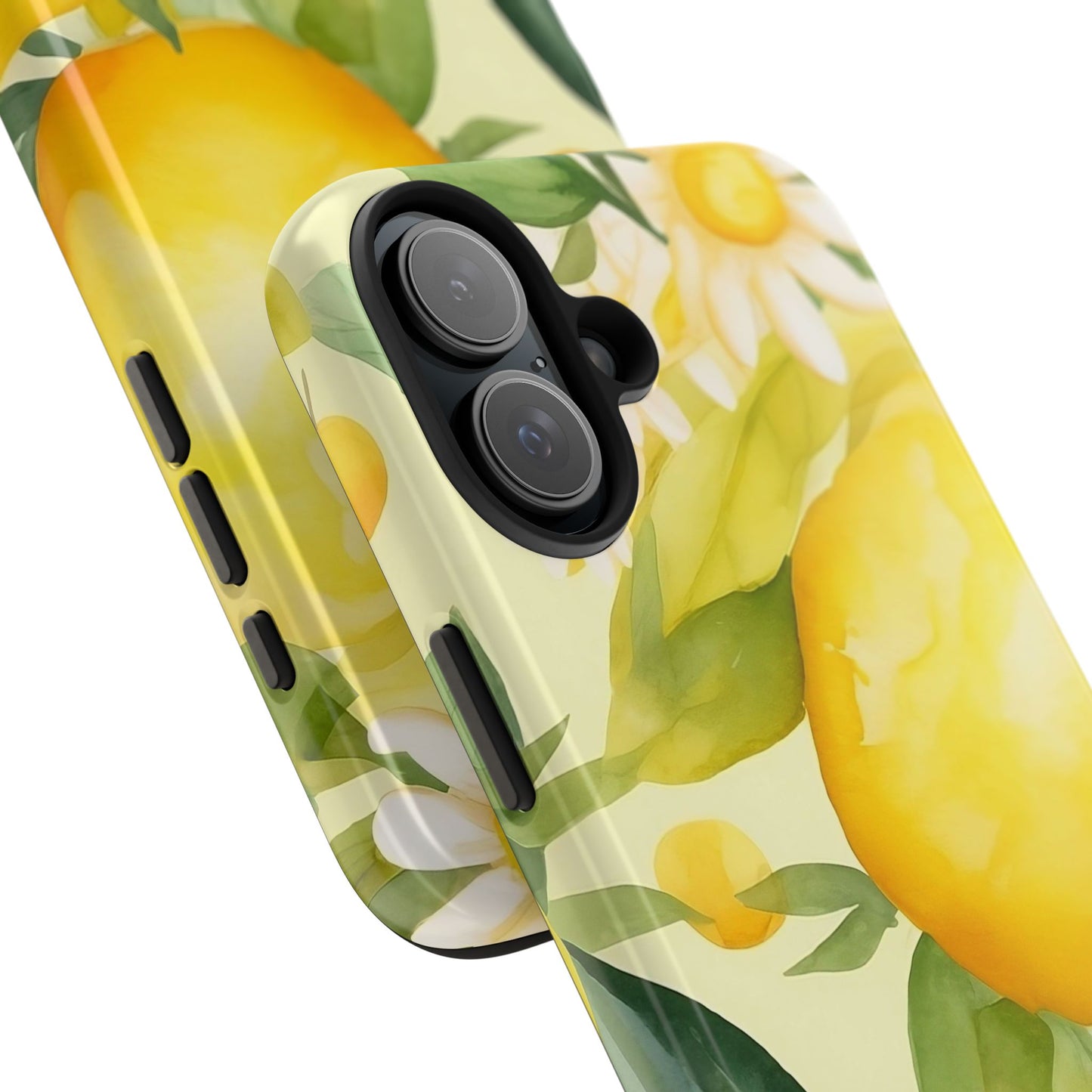 Lemon Blossom iPhone 16 Case – Fresh Citrus & Floral Summer Design