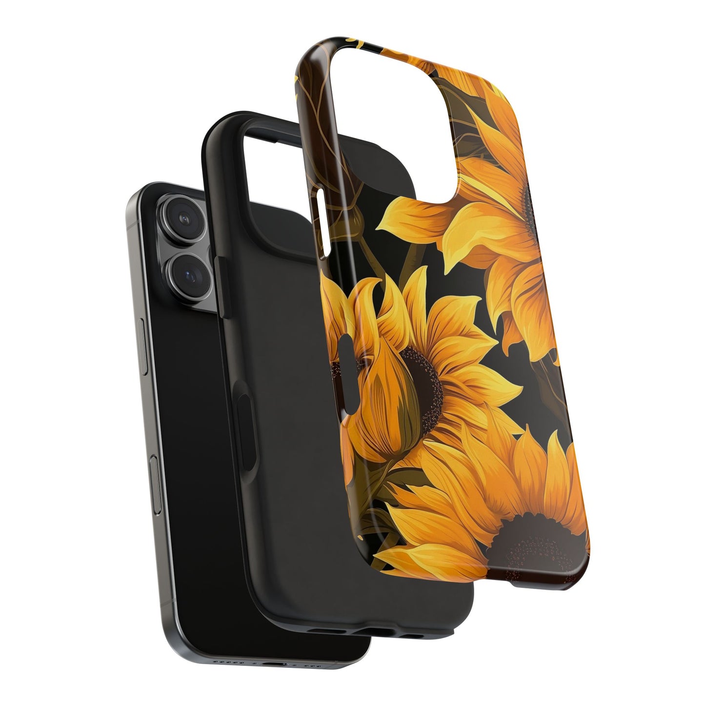 Sunflower iPhone 16 Case – Bold Yellow Floral Summer Design for iPhone 16, 16 Pro, 16 Pro Max & 16 Plus