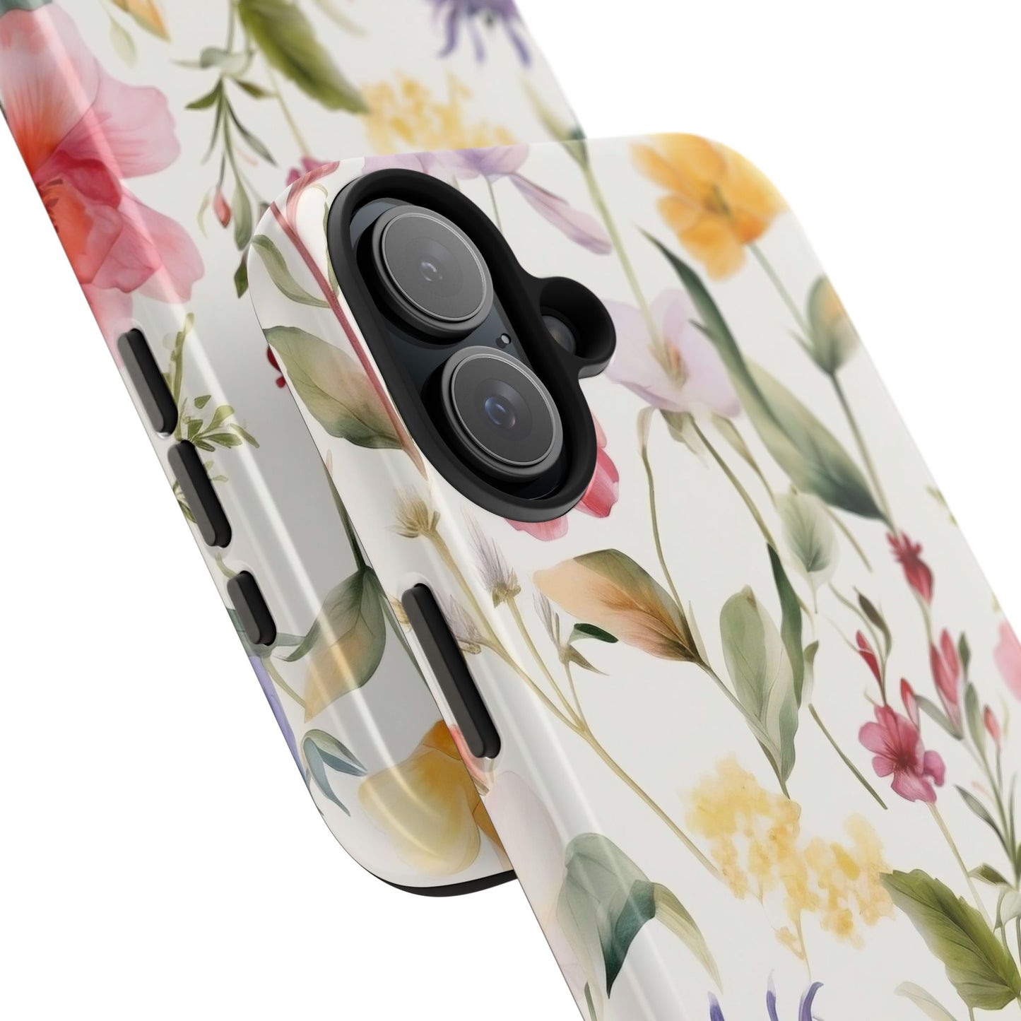 Wildflower iPhone 16 Case – Watercolor Floral Design for iPhone 16, 16 Pro, 16 Pro Max & 16 Plus