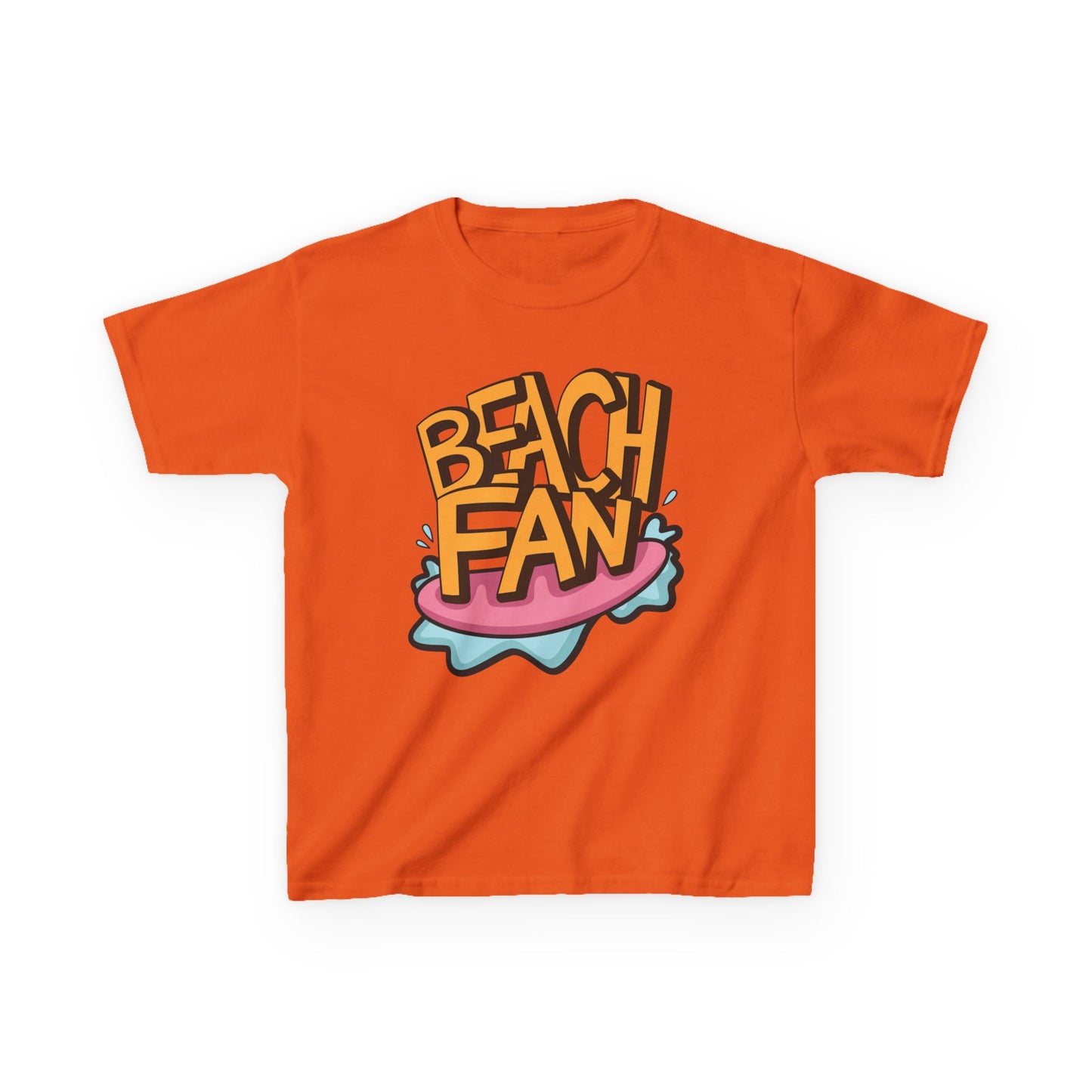 BEACH FAN TYPOGRAPHY