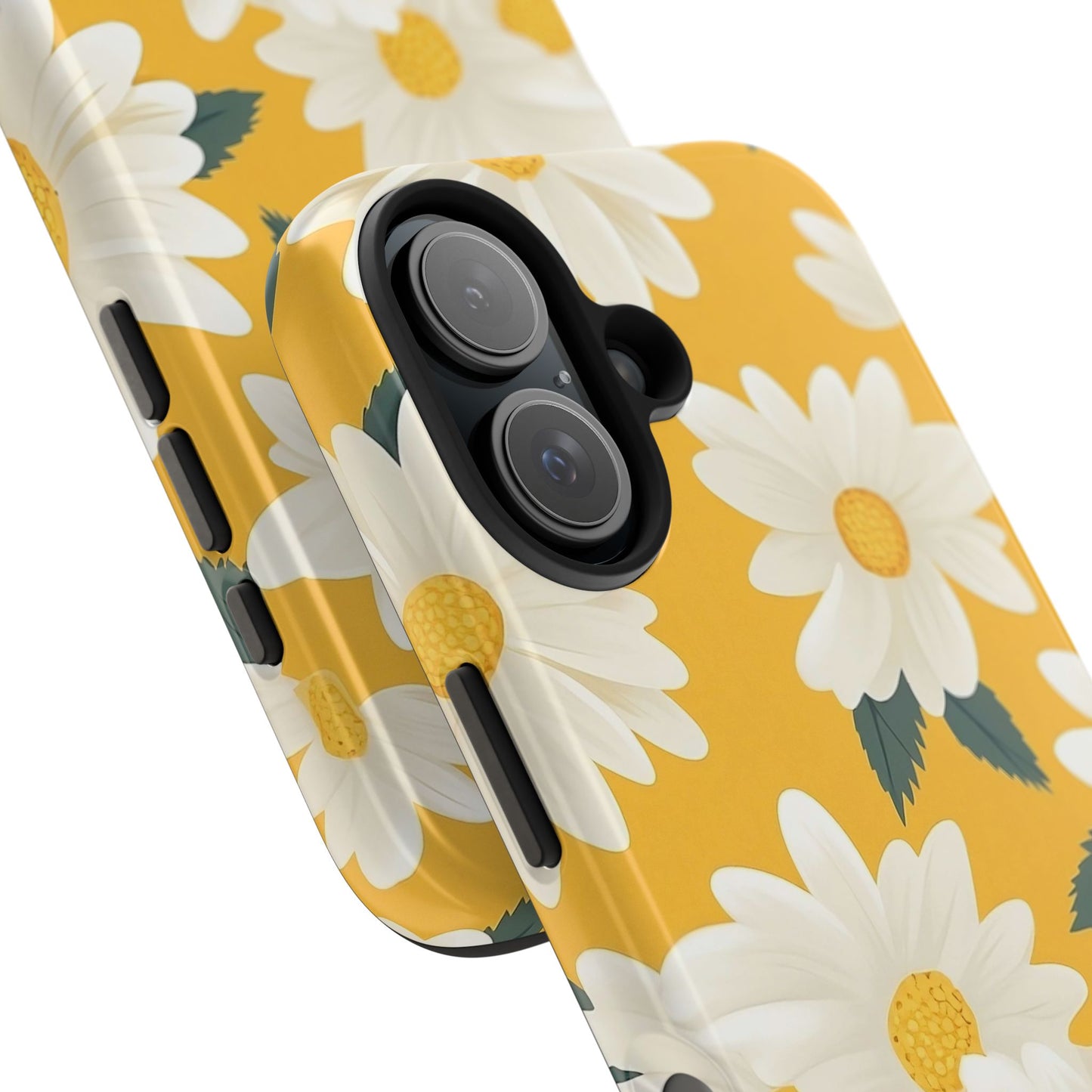 Yellow Daisy iPhone 16 Case – Cheerful Summer Floral Design for iPhone 16, 16 Pro, 16 Pro Max & 16 Plus