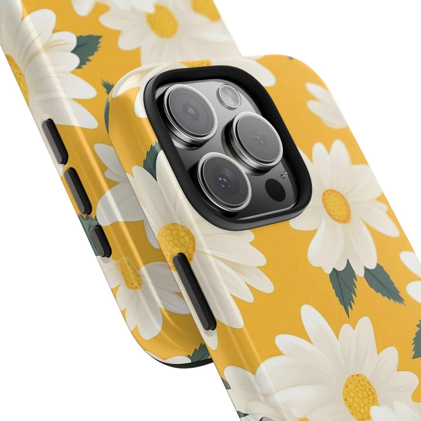 Yellow Daisy iPhone 16 Case – Cheerful Summer Floral Design for iPhone 16, 16 Pro, 16 Pro Max & 16 Plus