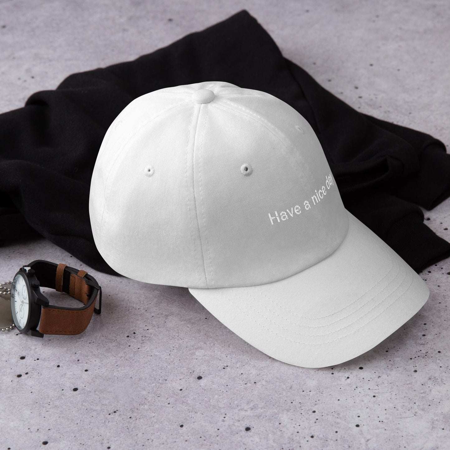 Embroidered Dad Hat - Funny Adjustable Baseball Cap