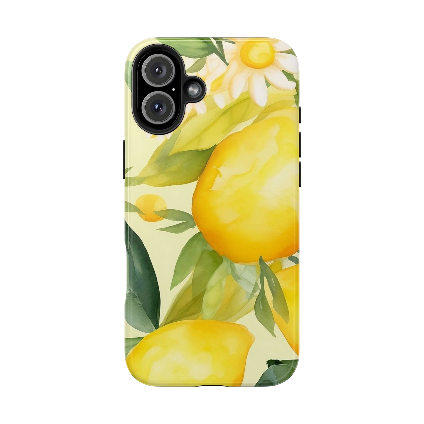 Lemon Blossom iPhone 16 Case – Fresh Citrus & Floral Summer Design