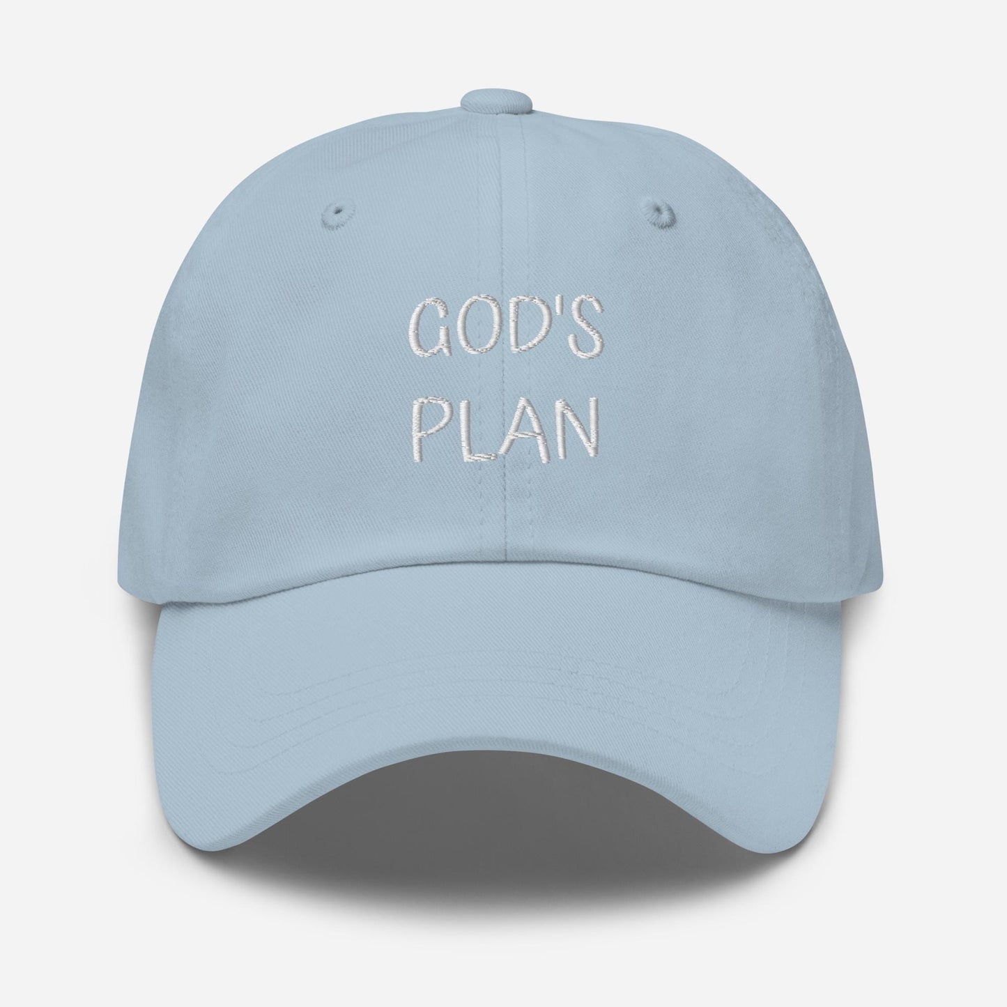 Gods Plan Dad Hat - Embroidered Christian Baseball Cap