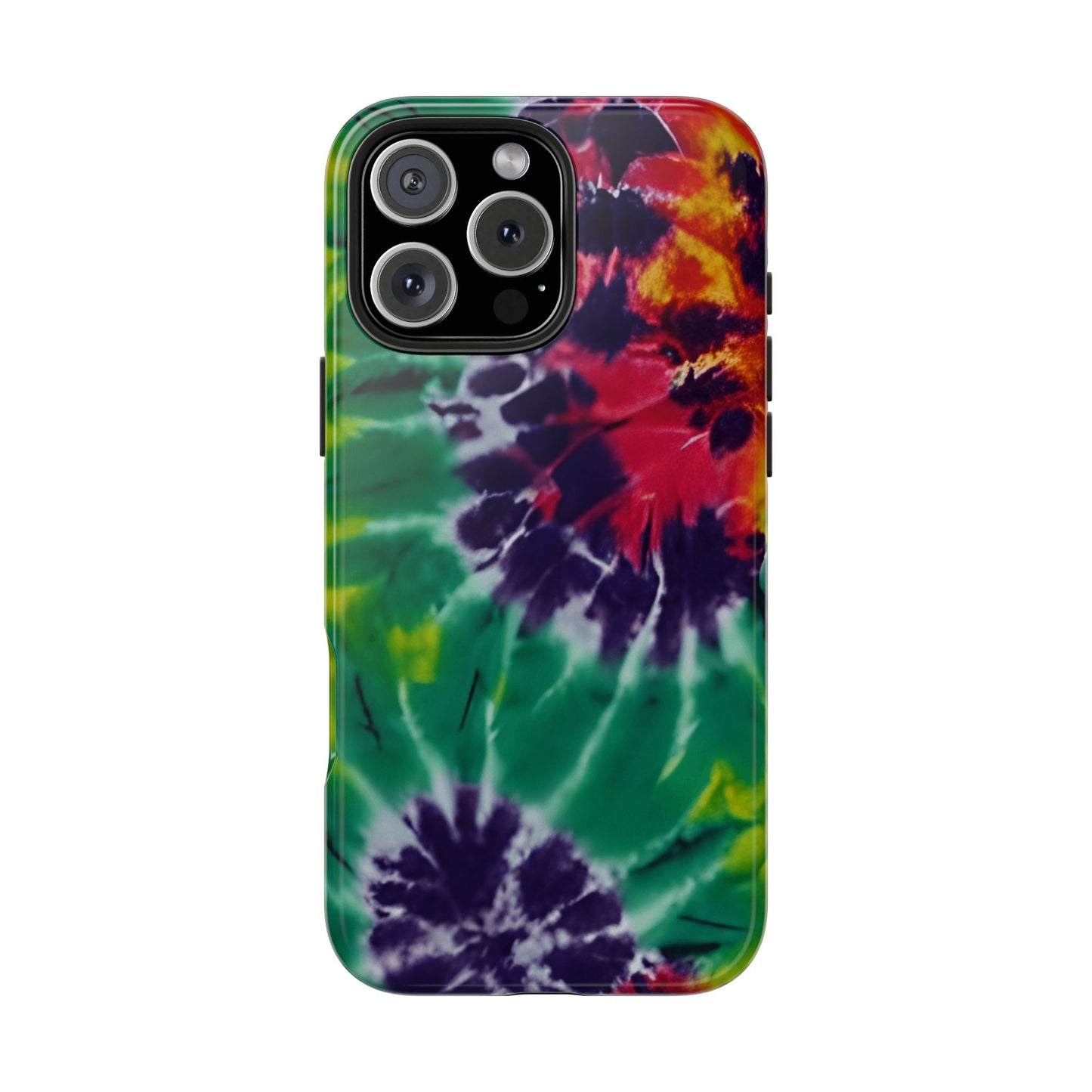 Vibrant Swirl iPhone 16 Case – Retro Boho Psychedelic Pattern