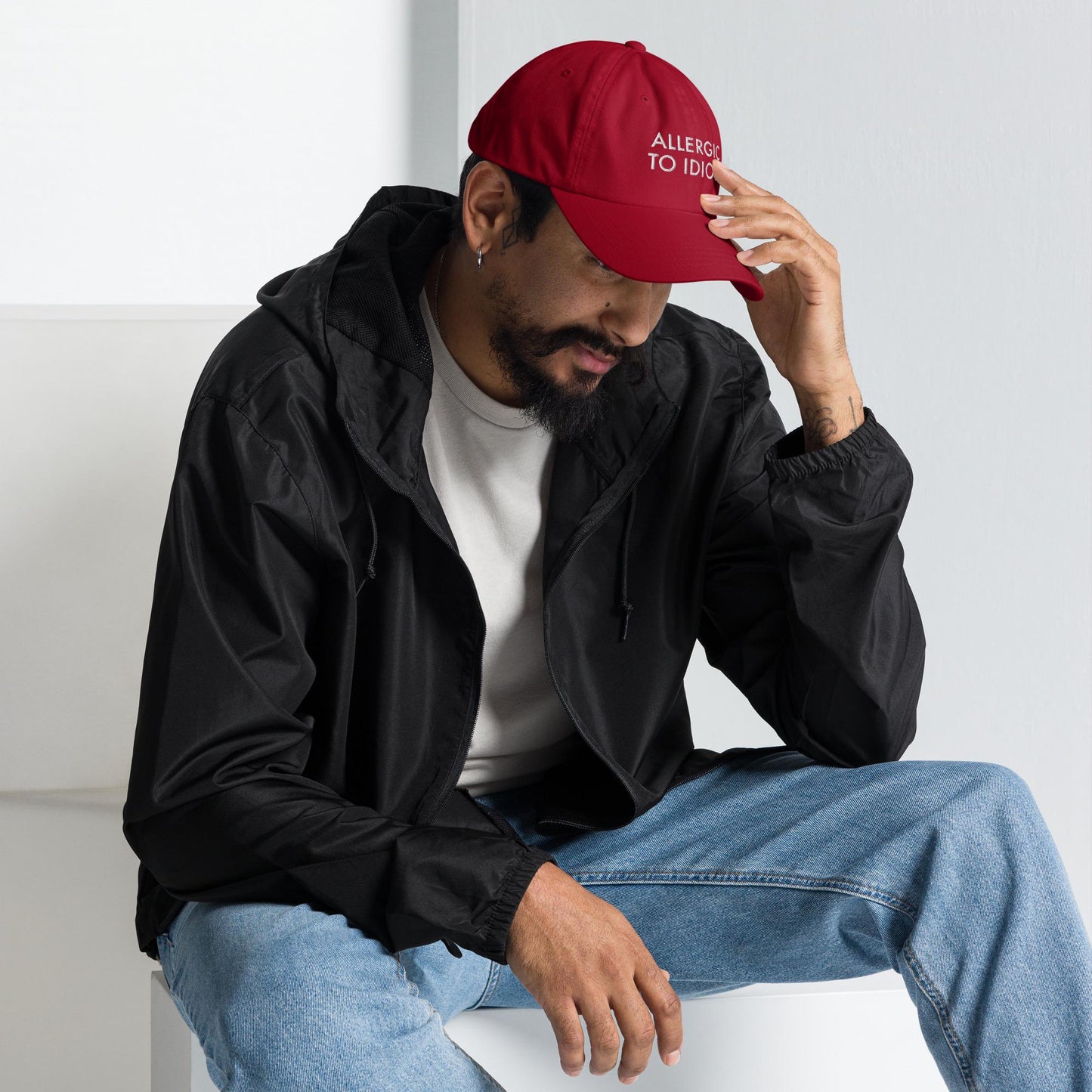 Embroidered Dad Hat - Funny Adjustable Baseball Cap for Men