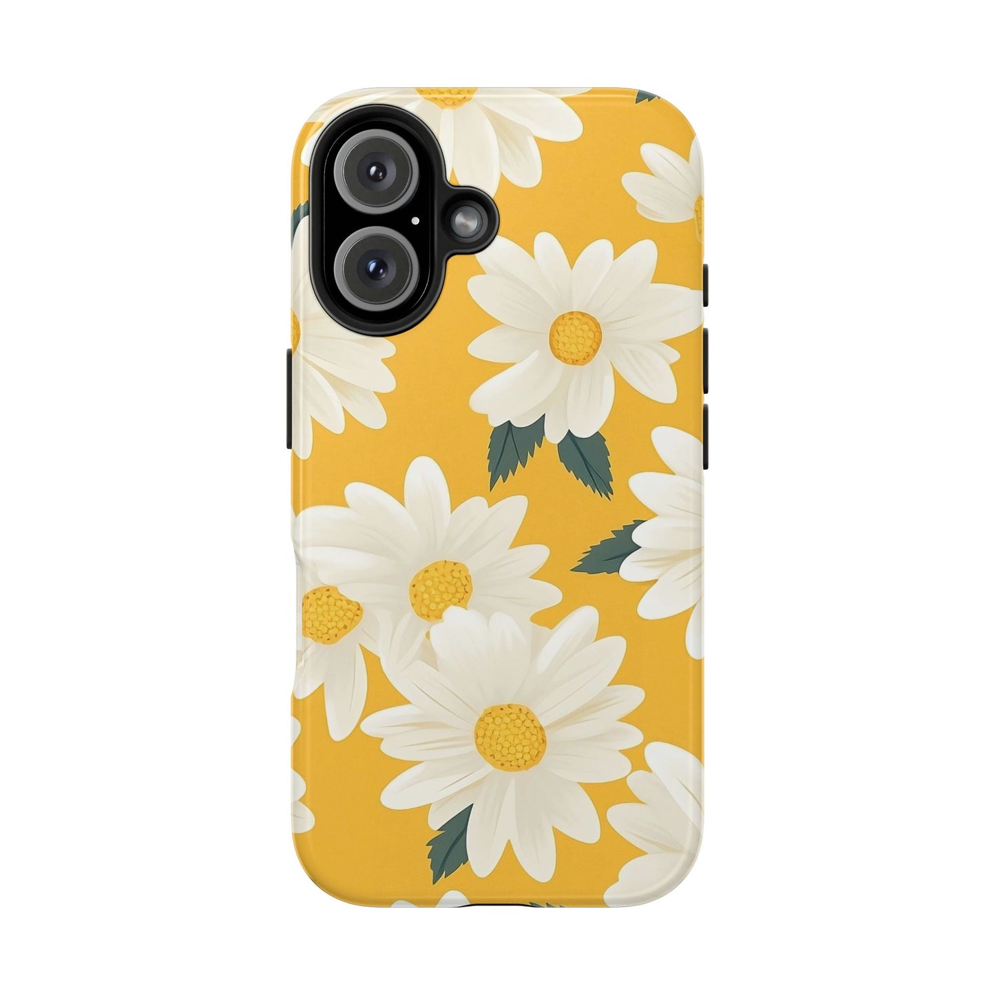 Yellow Daisy iPhone 16 Case – Cheerful Summer Floral Design for iPhone 16, 16 Pro, 16 Pro Max & 16 Plus
