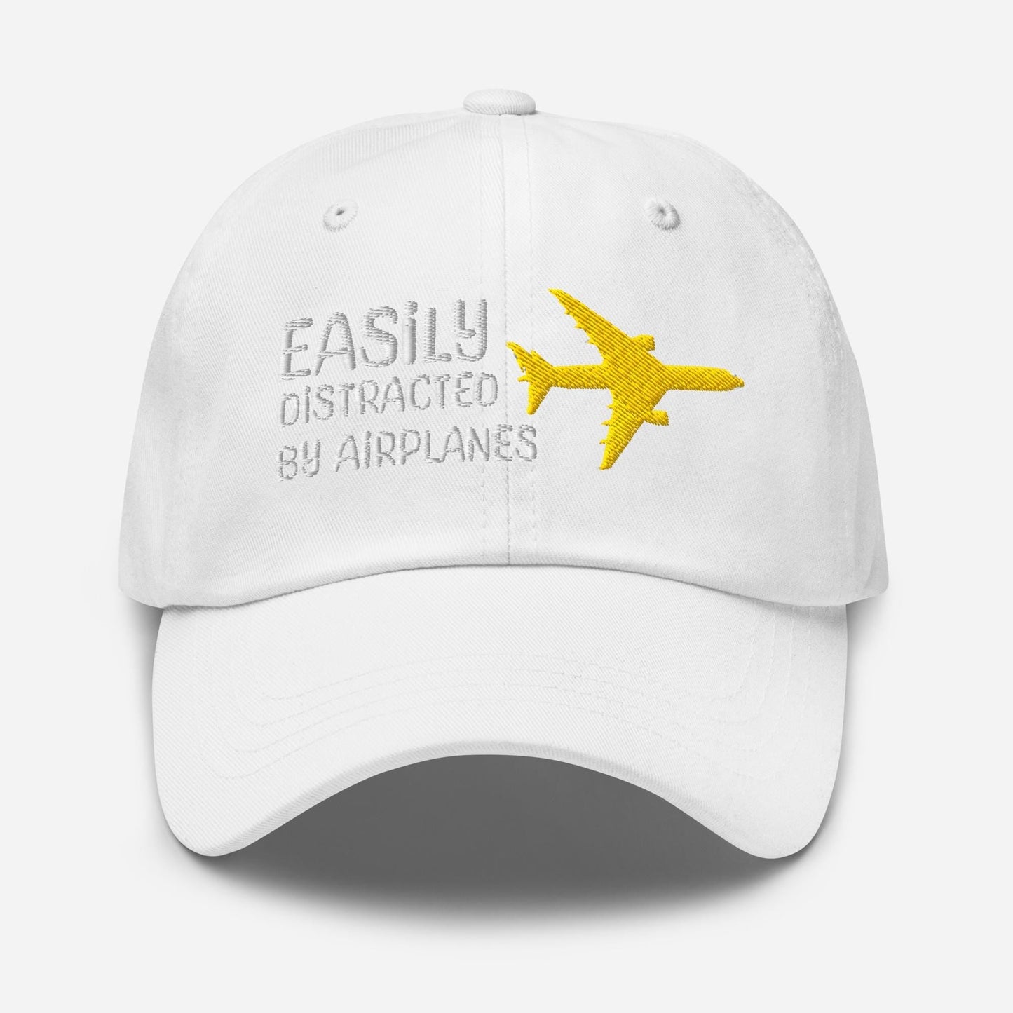 Embroidered Aviation Hat - Adjustable Pilot Gift for Plane Lovers
