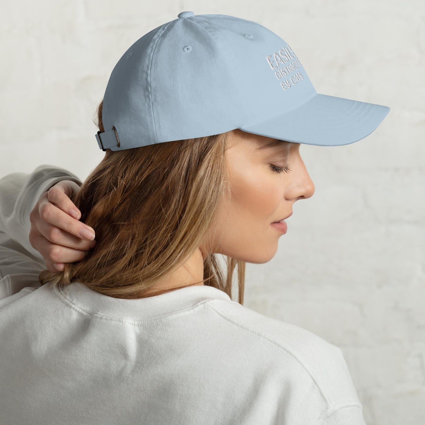 Embroidered Cat Lover Hat - Funny Adjustable Dad Hat for Cat Parents