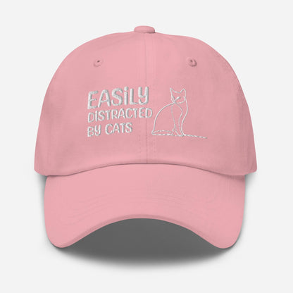 Embroidered Cat Lover Hat - Funny Adjustable Dad Hat for Cat Parents