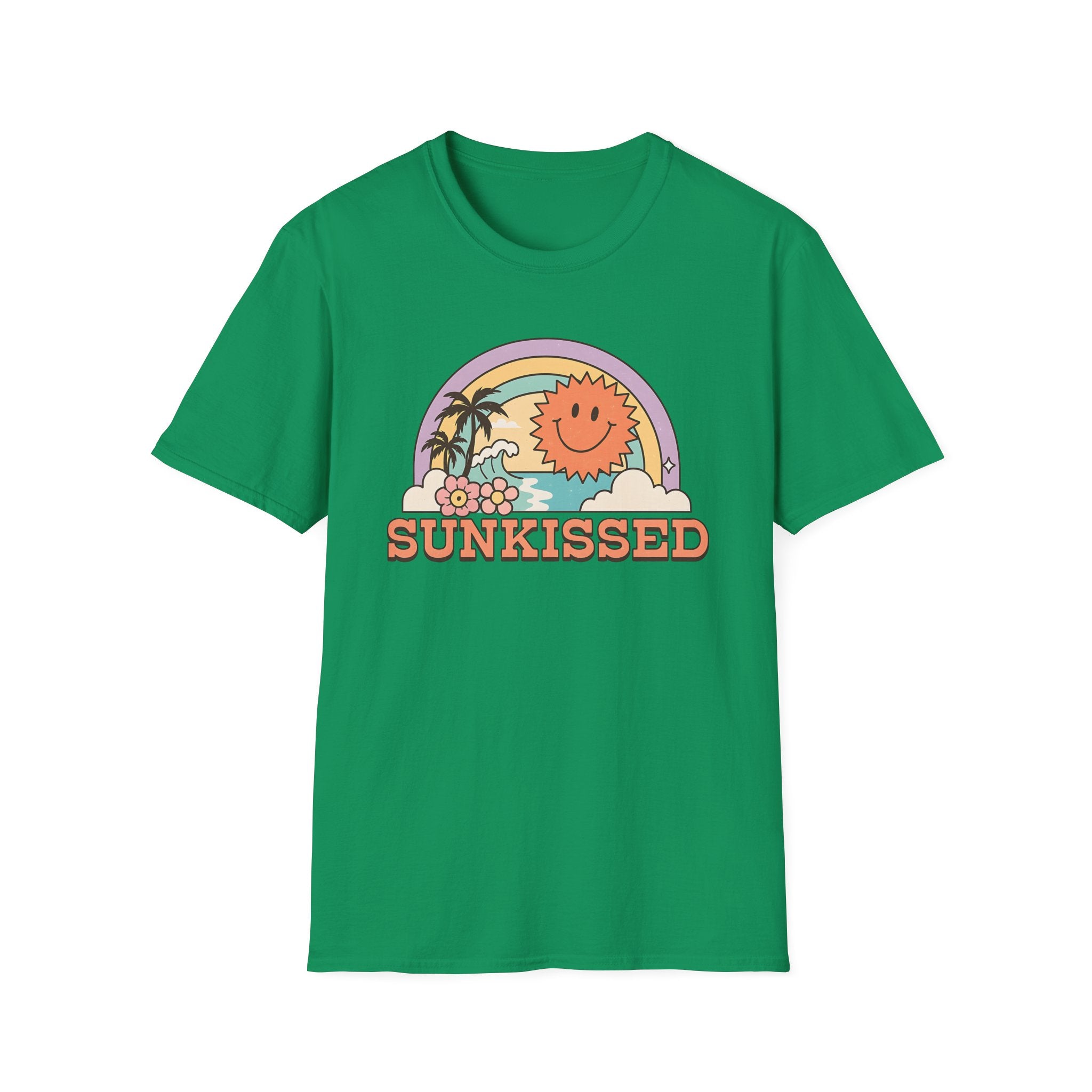 Sunkissed Retro Tee - Tropical Sun Shirt
