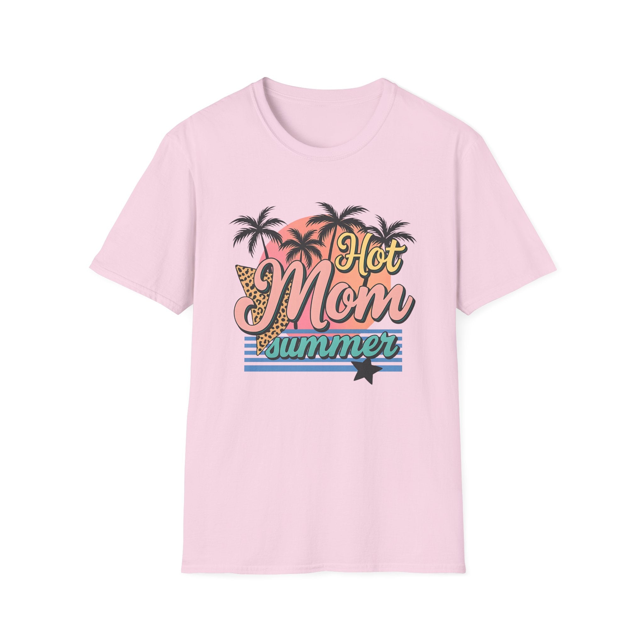 Tropical Retro T-Shirt - Hot Mom Summer Tee