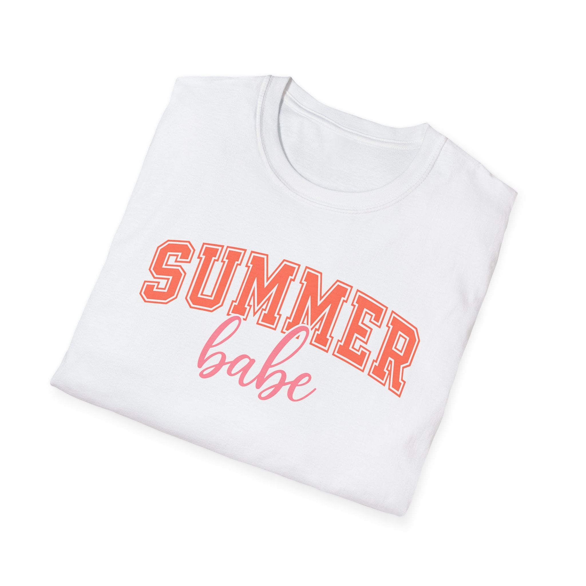 Summer Babe Tee - Varsity Style Shirt