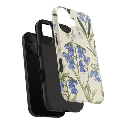 Bluebell Floral iPhone 16 Case – Delicate Wildflower Botanical Design for iPhone 16, 16 Pro, 16 Pro Max & 16 Plus