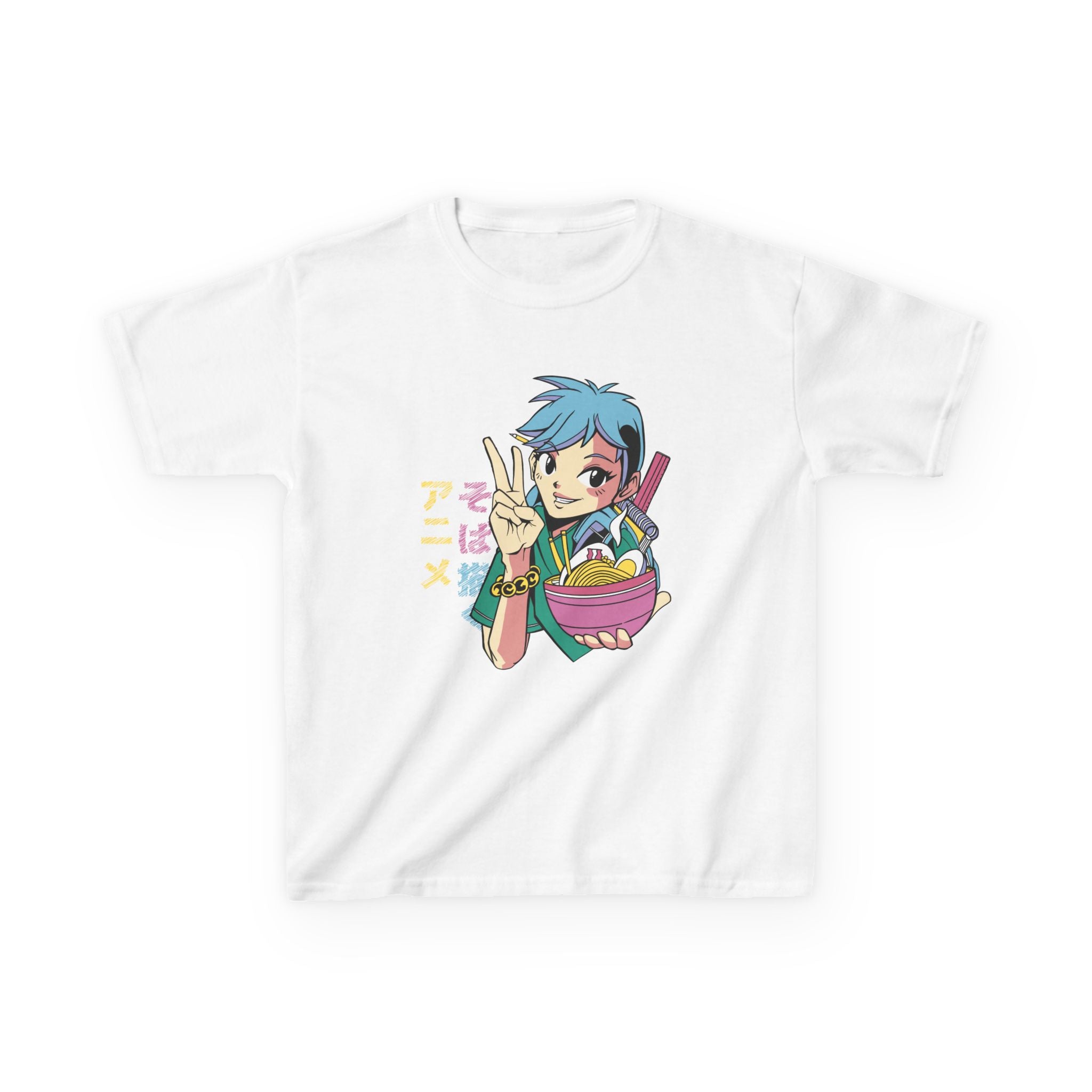 Anime Kids Shirt - Ramen Cartoon Tee
