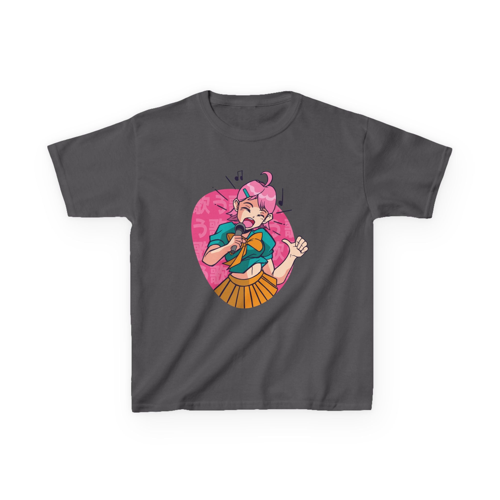 Anime Kids Shirt - Singing Girl Tee