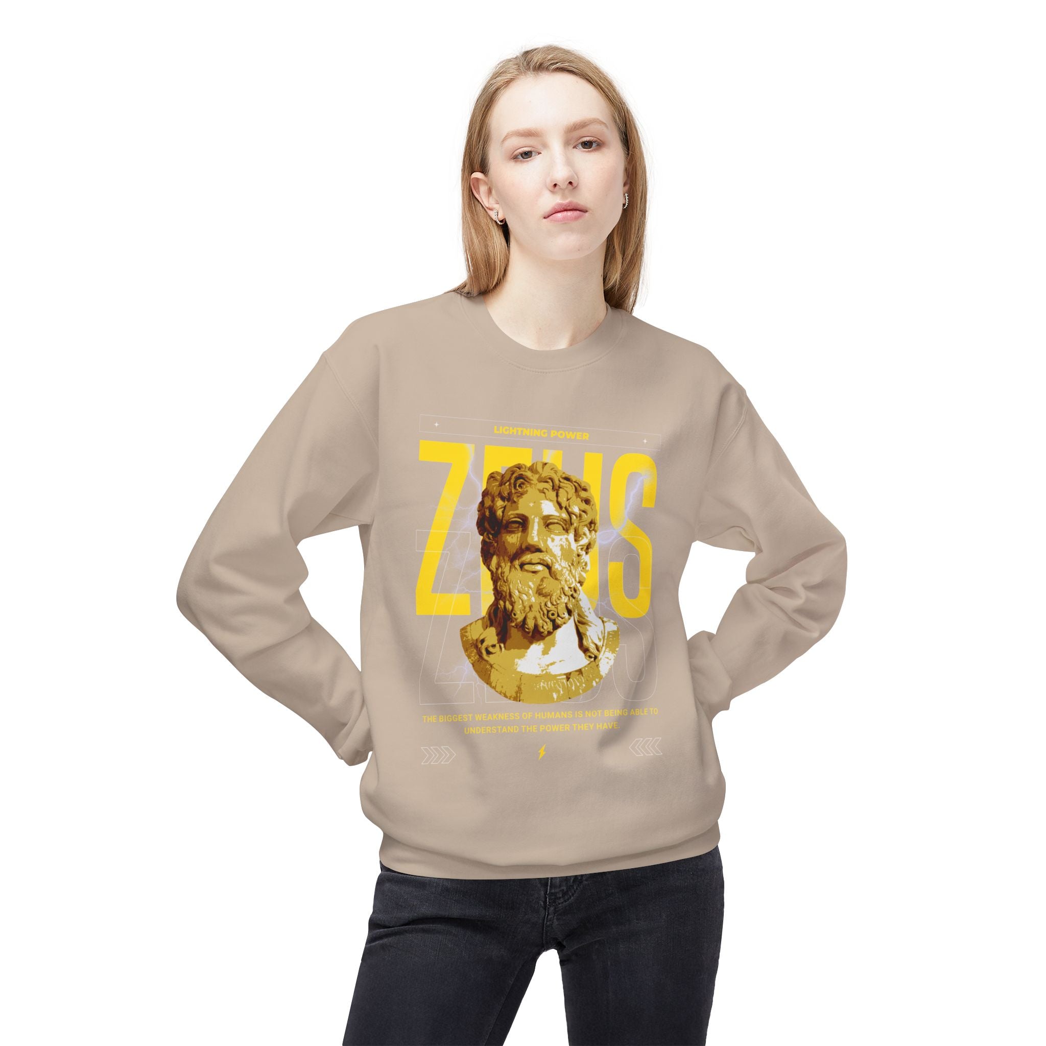 Zeus Lightning Shirt - Mythological Crew